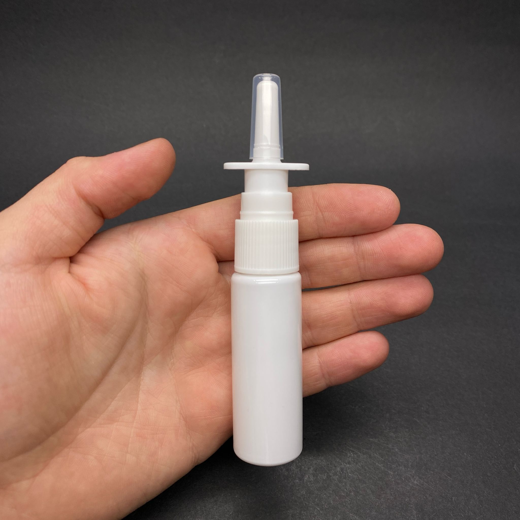 20 CC BEYAZ PET ŞİŞE- NAZAL BURUN SPREYLİ 20 ML PLASTİK ŞİŞE