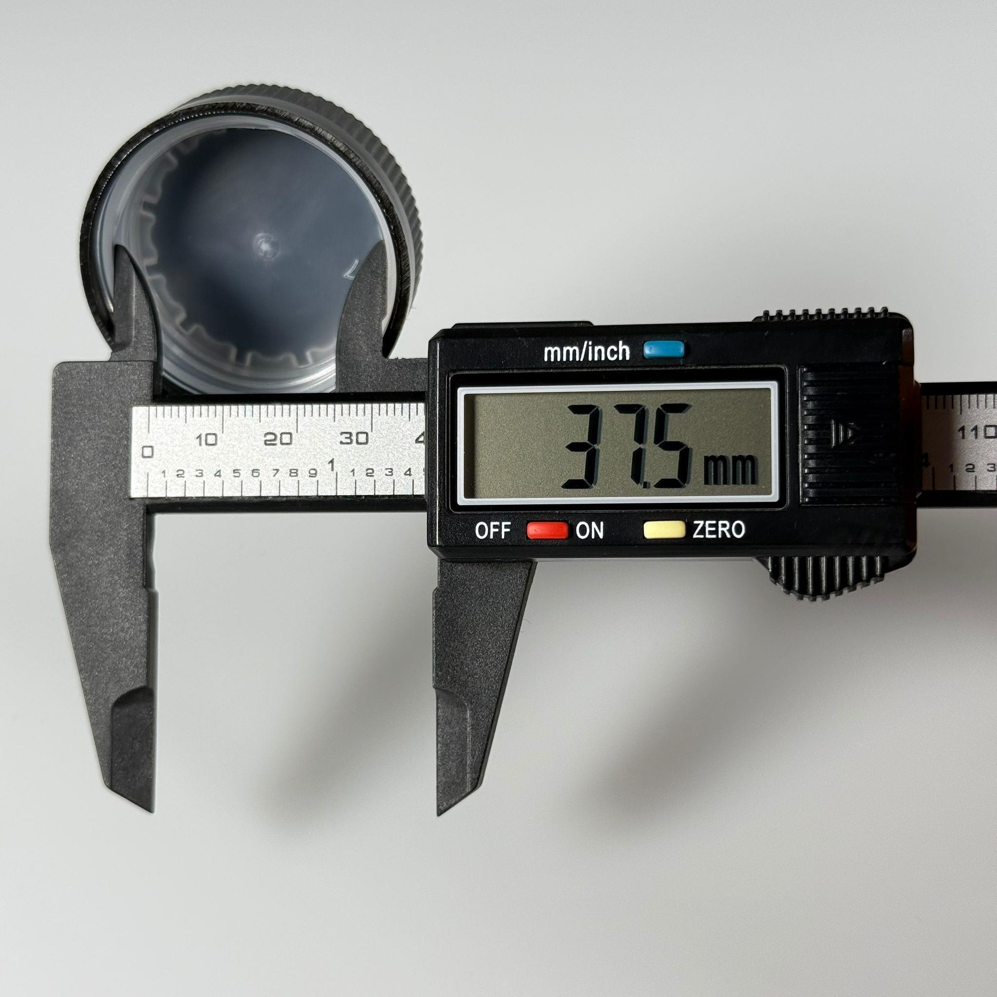 38 MM ÇOCUK KİLİTLİ VİDALI PLASTİK KAPAK - SİYAH