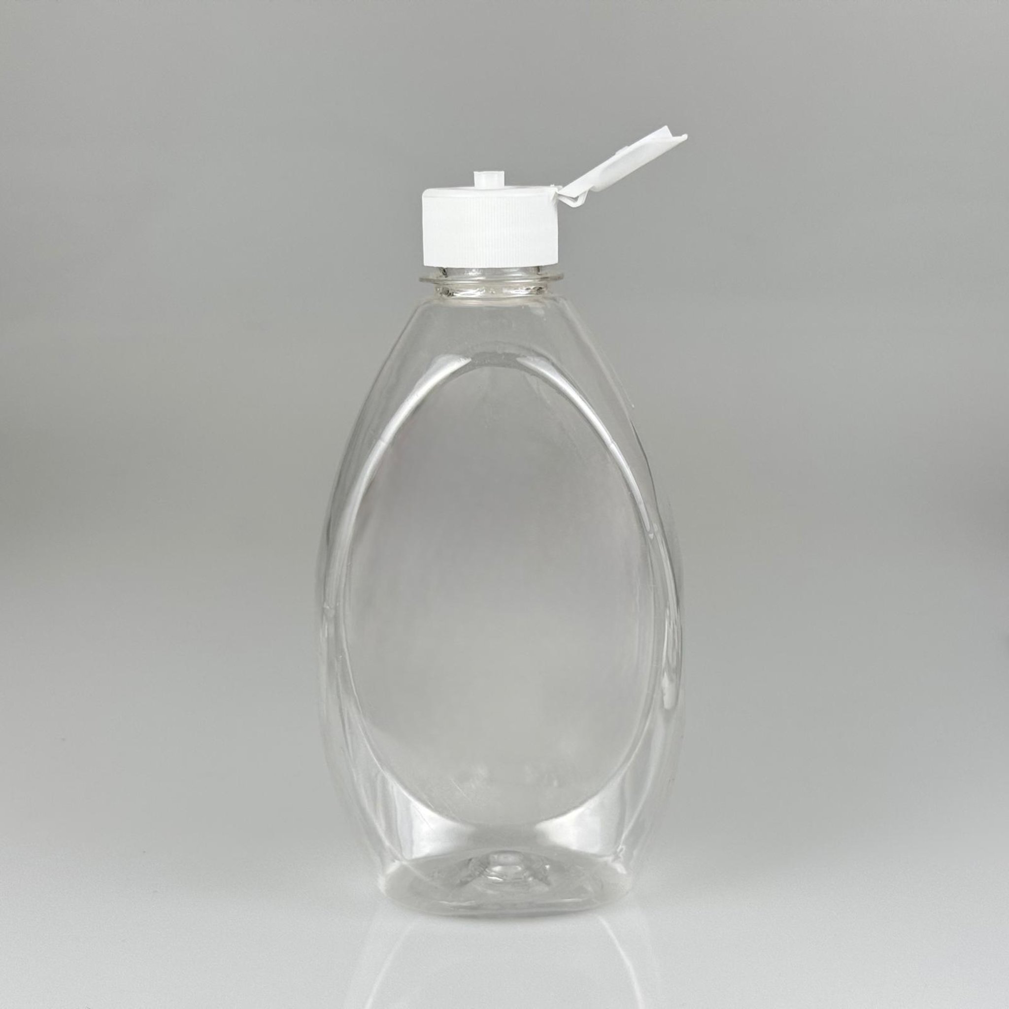 AKITICILI PET ŞİŞE - 400 ML PLASTİK ŞİŞE + 28 MM BEYAZ FLİPTOP AÇILIR KAPAKLI SET