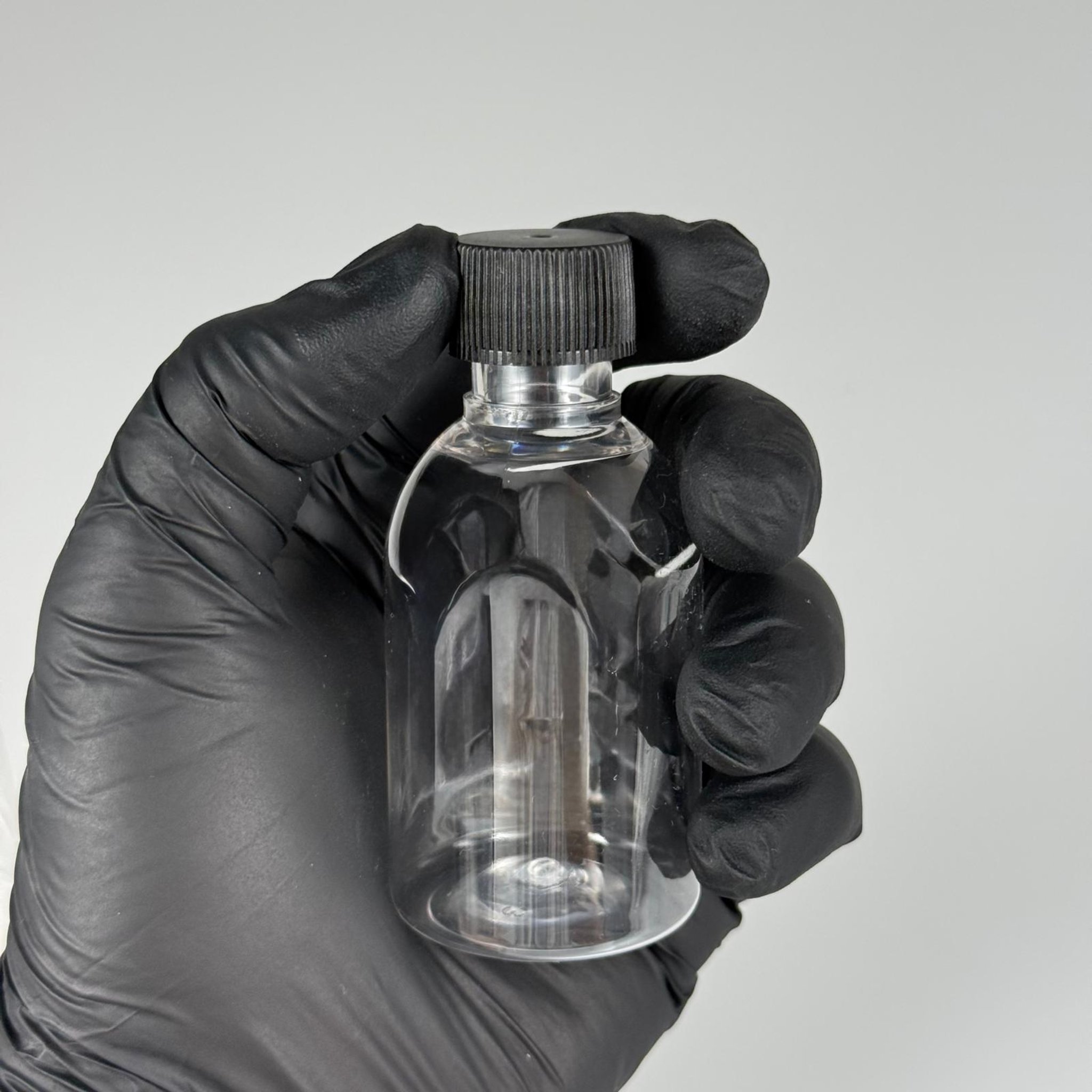 50 ML PET ŞİŞE + CONTALI SİYAH KAPAK + KÖR TIPA TAKIM - 50 CC SIZDIRMAZ BOŞ PLASTİK ŞİŞELER