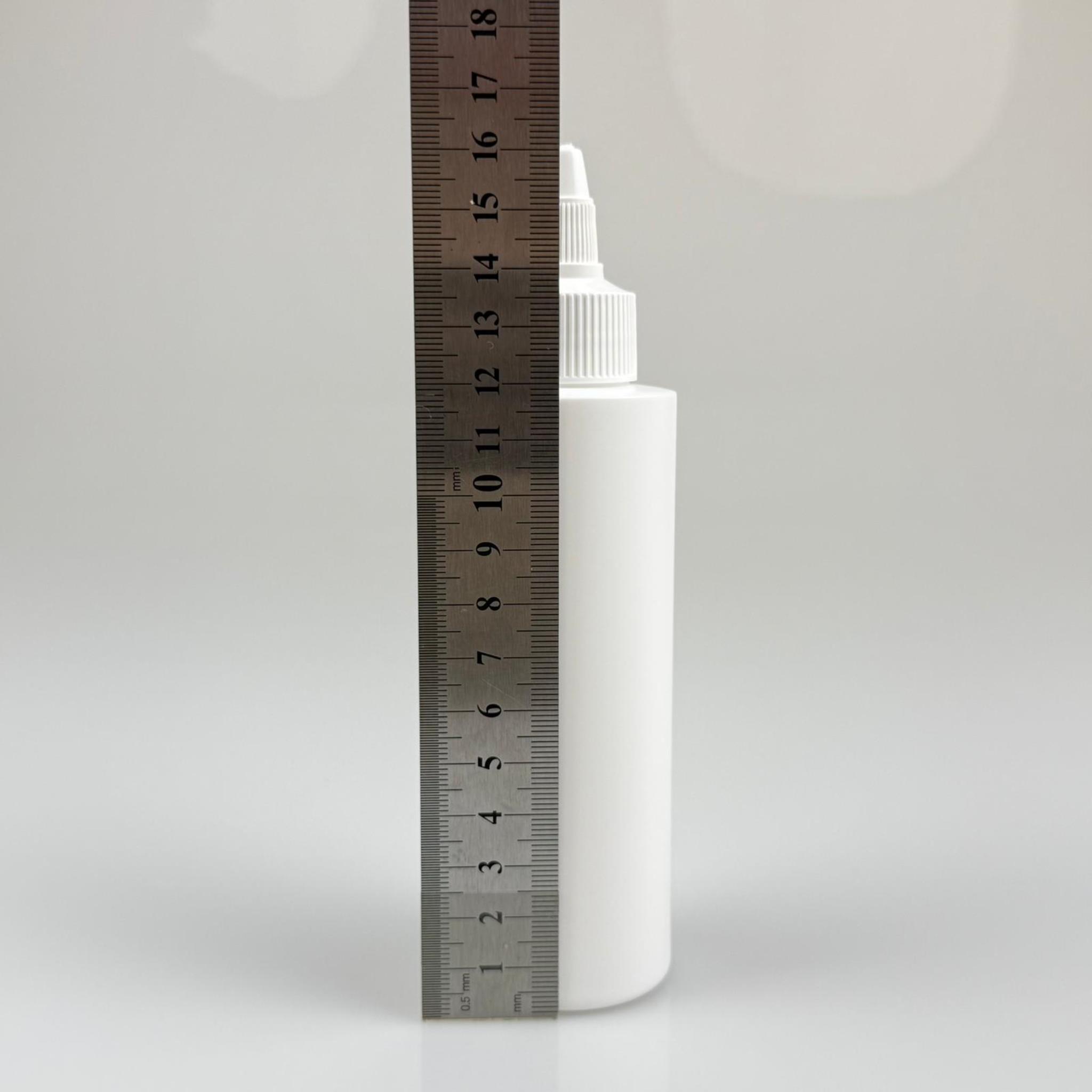 YAĞ, SOS, ACI SOS, SİRKE, SRIRACHA, MÜREKKEP, TUTKAL AKITICI VB BOŞ ŞİŞELERİ - BEYAZ SİVRİ TWİST AKITICI KAPAK + 150 ML BEYAZ POLİETİLEN PLASTİK ŞİŞE TAKIM