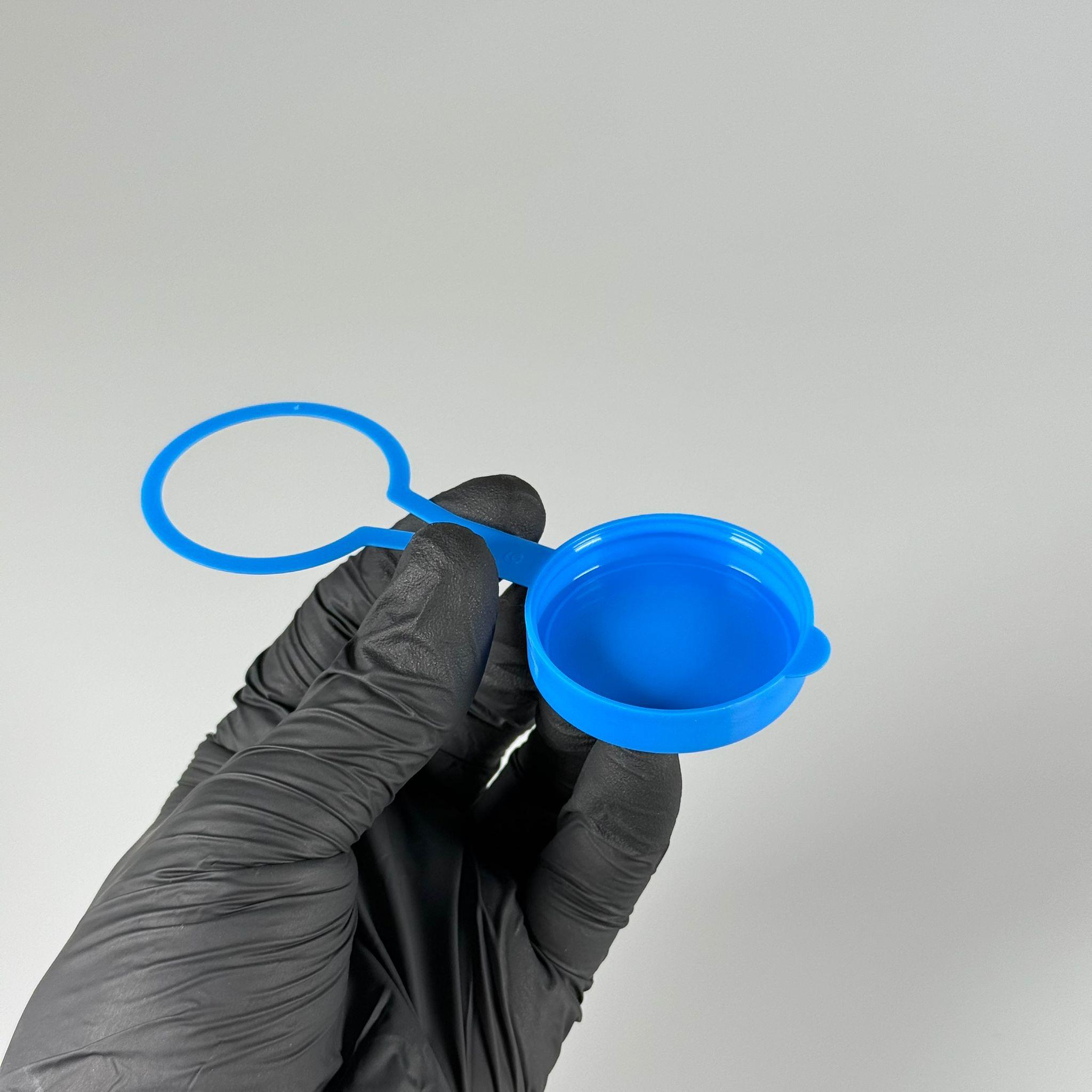 44 - 11 MM PLASTİK AYRAN KAPAĞI GEÇMELİ KAPAK - CAM SÜT ŞİŞESİ KAPAĞI - SÜTAŞ CAM AYRAN ŞİŞESİ KAPAĞI - NOSTALJİ SÜT AYRAN KAPAK - MAVİ