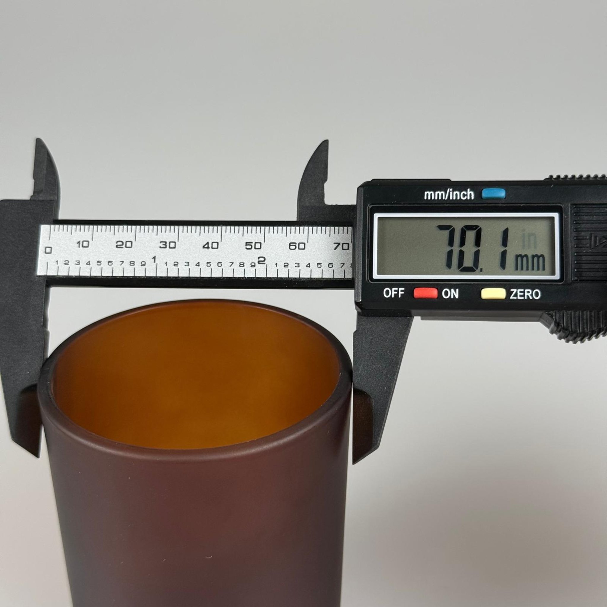 MUM BARDAK - MUM İÇİN CAM BARDAK - TOPTAN CAM MUMLUK - BOŞ MUM KASESİ - 180 CC AMBER BARDAK 65 MM AĞIZ ÇAPI