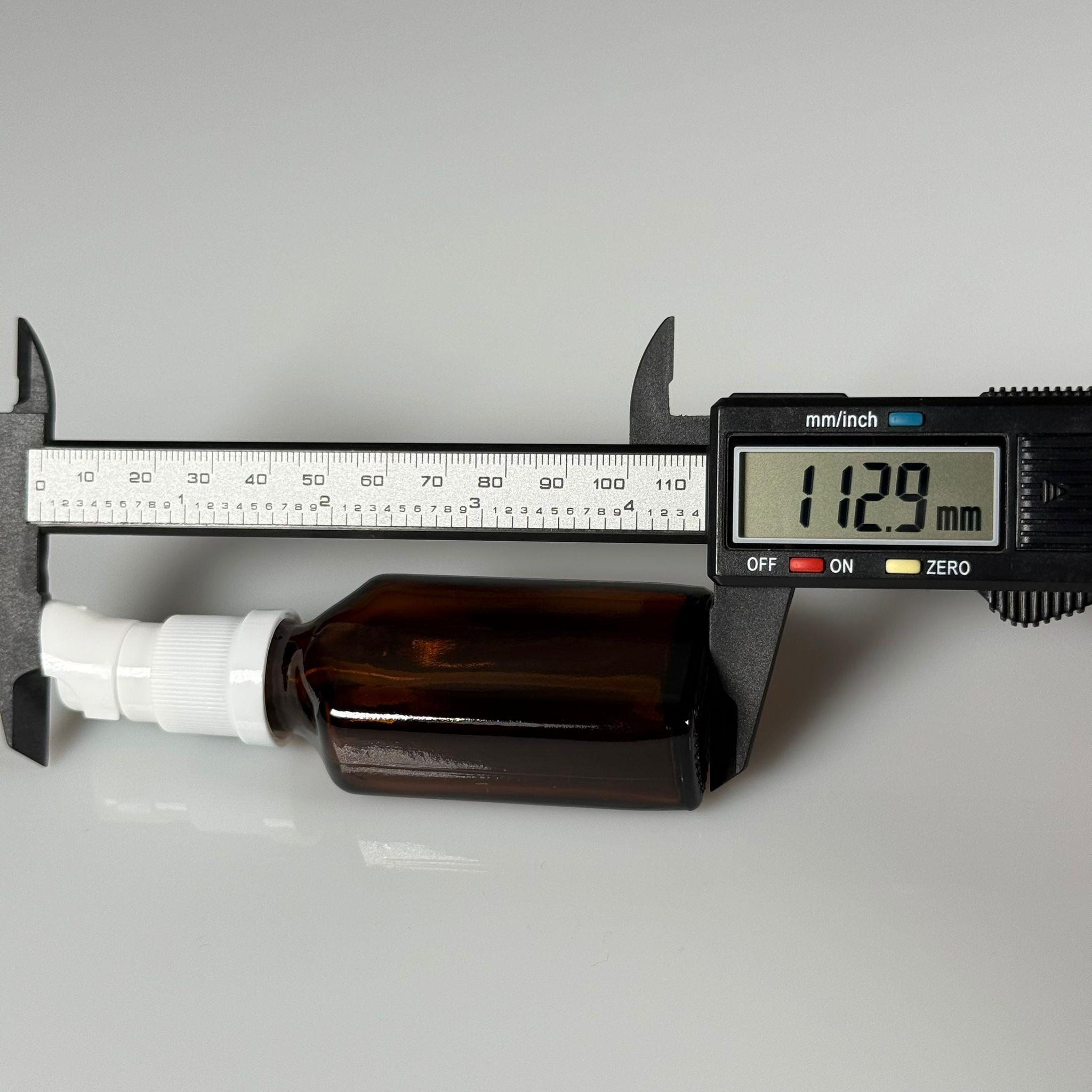 30 CC AMBER YASSI CAM ŞİŞE - SIZDIRMAZ ETEKLİ BEYAZ LOSYON POMPALI TAKIM - 30 ML LOSYON ŞİŞESİ - YAĞ, KREM GİBİ YOĞUN KIVAMLI SIVILAR İÇİN CAM AMBALAJ