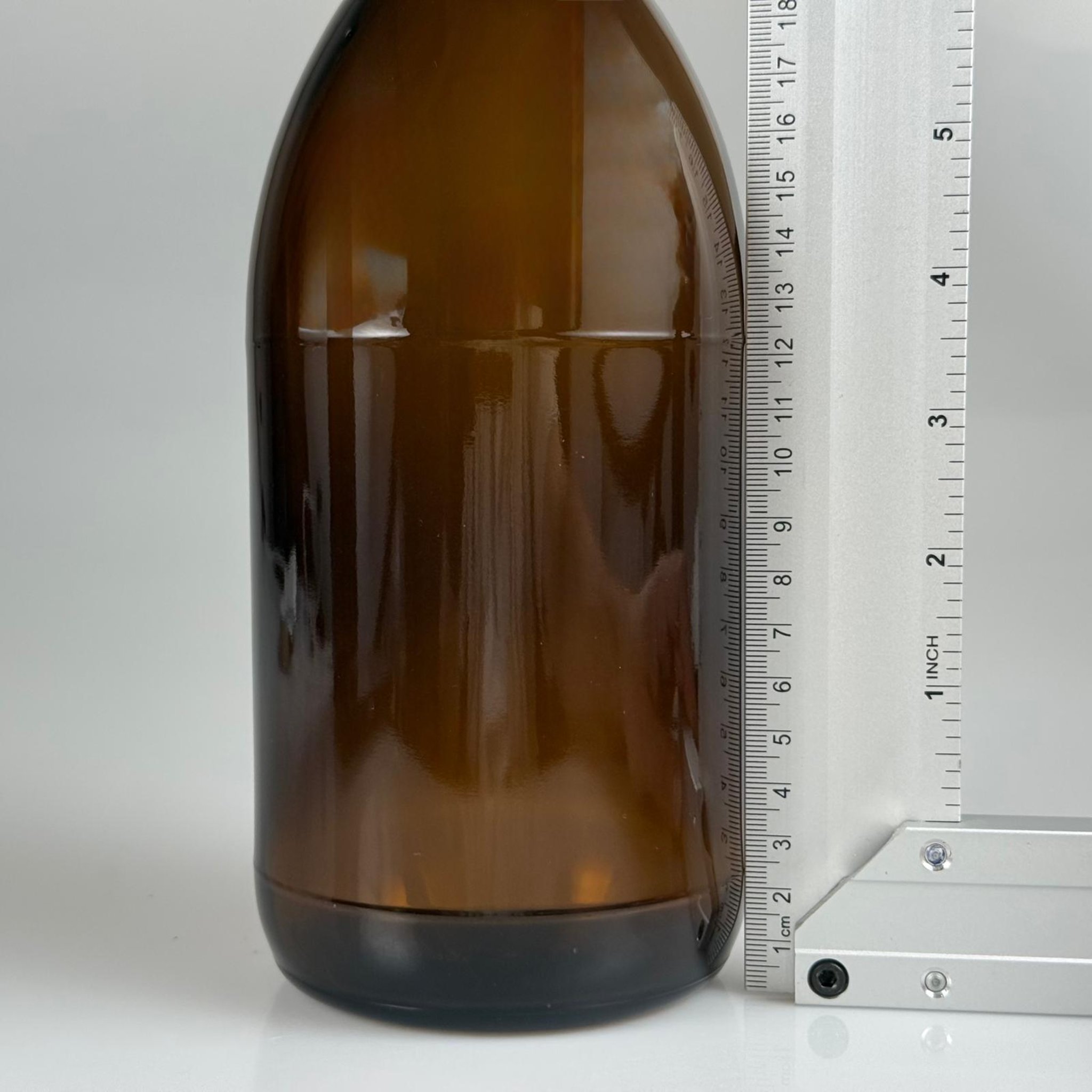 1000 CC AMBER CAM ŞİŞE + ALÜMİNYUM KAPLAMALI GOLD KAPAKLI + DAMLALIKLI KOLONYA TIPALITAKIM - 1000 ML KAHVERENGİ CAM ŞİŞE