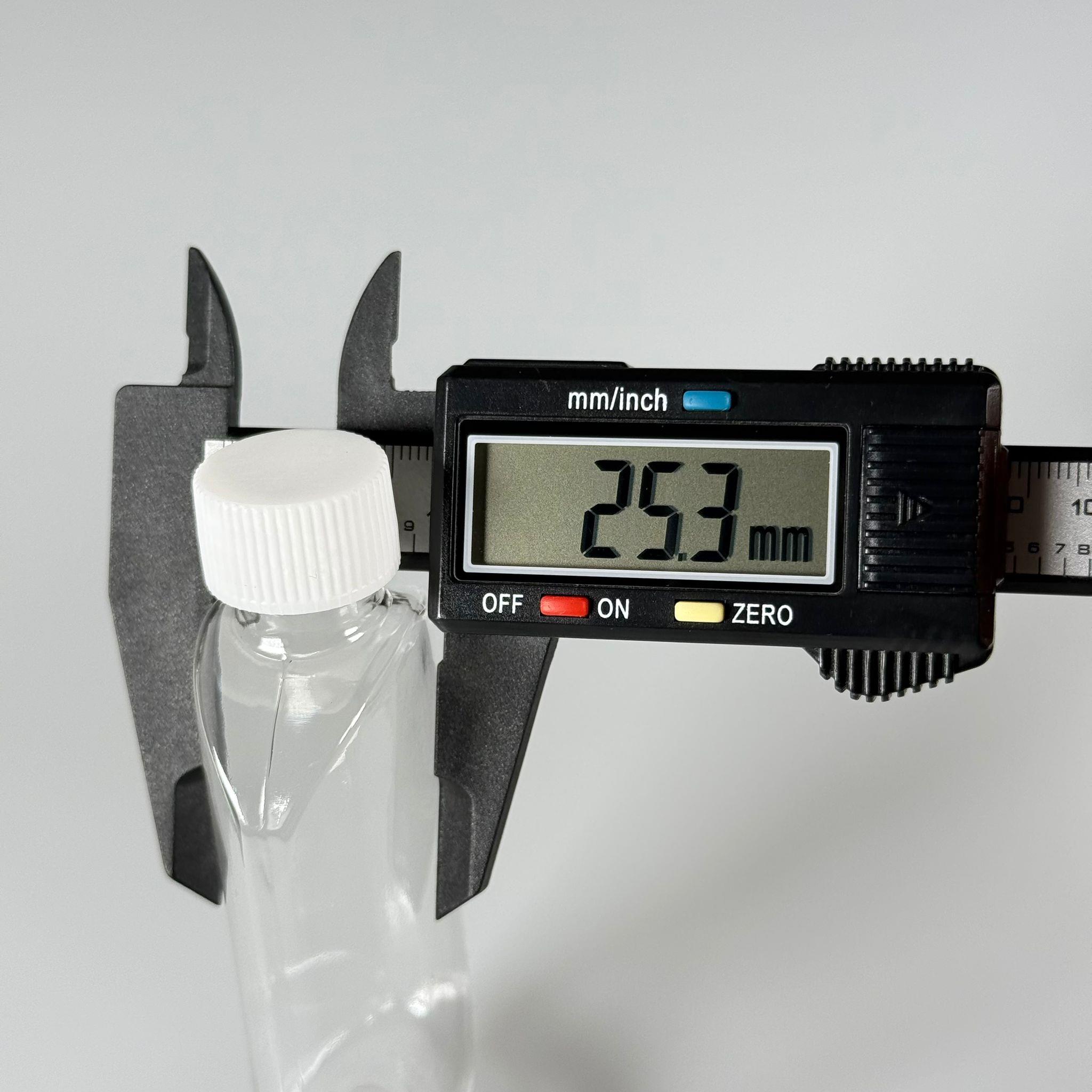 50 CC YASSI PET ŞİŞE + CONTALI BEYAZ KAPAK