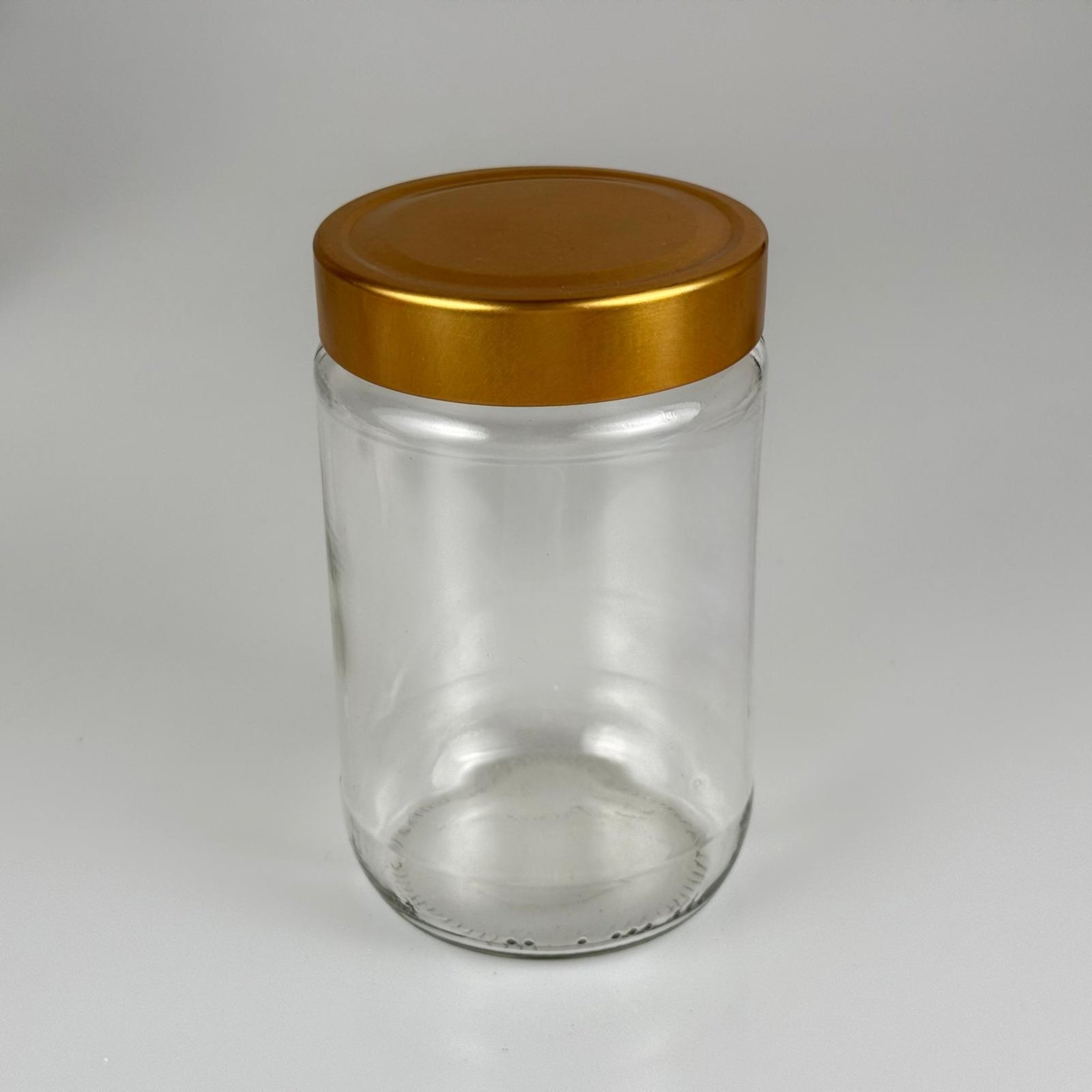 660 CC CAM KAVANOZ - DERİN GOLD LÜKS METAL KAPAKLI - 660 ML CAM KAVANOZ - PAŞABAHÇE