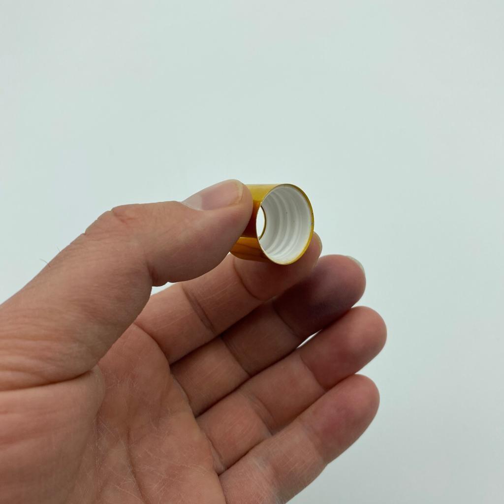 18 MM DELİKLİ GOLD METALİK KAPLAMALI KAPAK (DAMLALIK İÇİN)