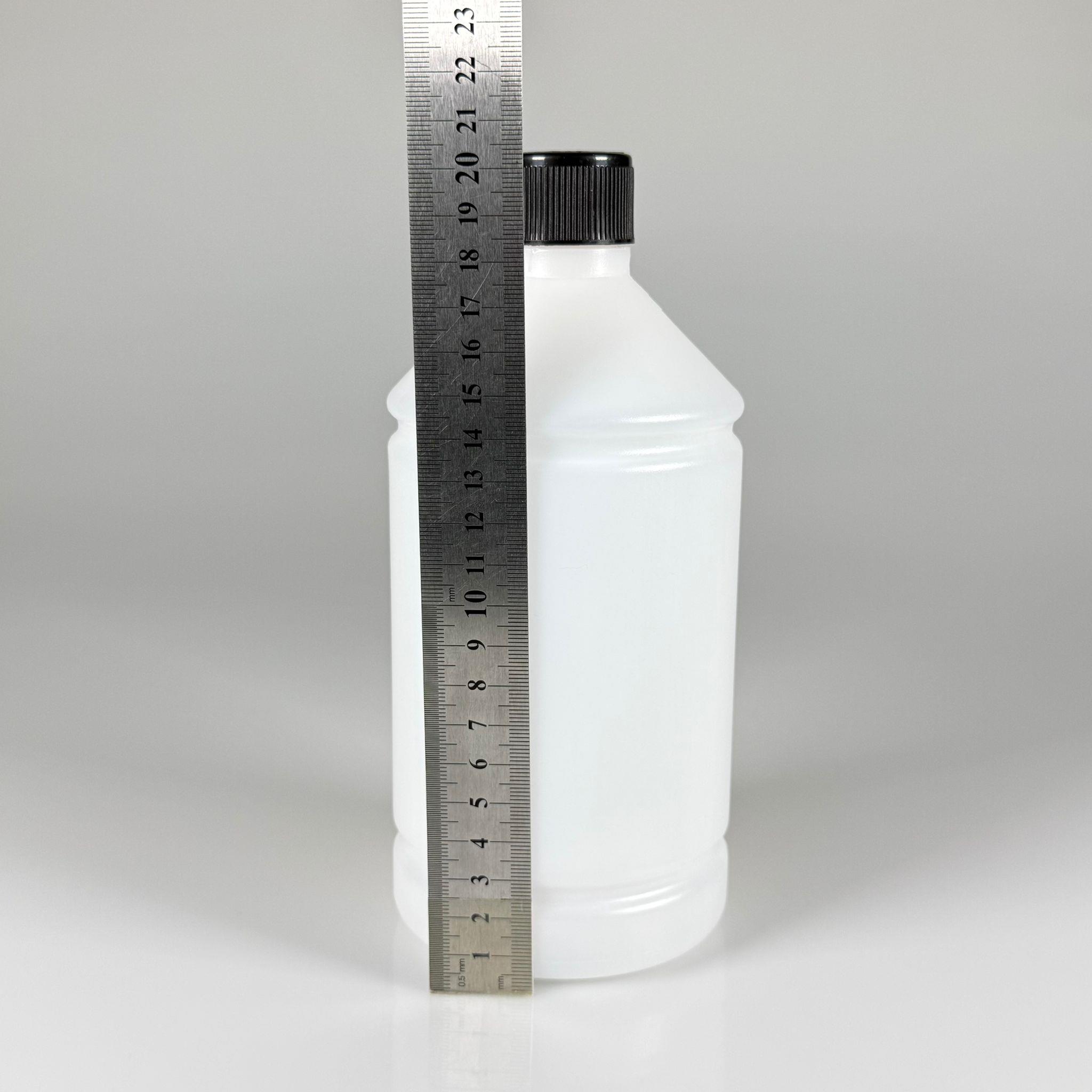 1000 CC TİNER ŞİŞESİ - SİYAH ÇOCUK EMNİYET KİLİTLİ KAPAKLI - 1000 ML KİMYASALA DAYANIKLI PLASTİK ŞİŞE - 1 LT POLİETİLEN ŞİŞE