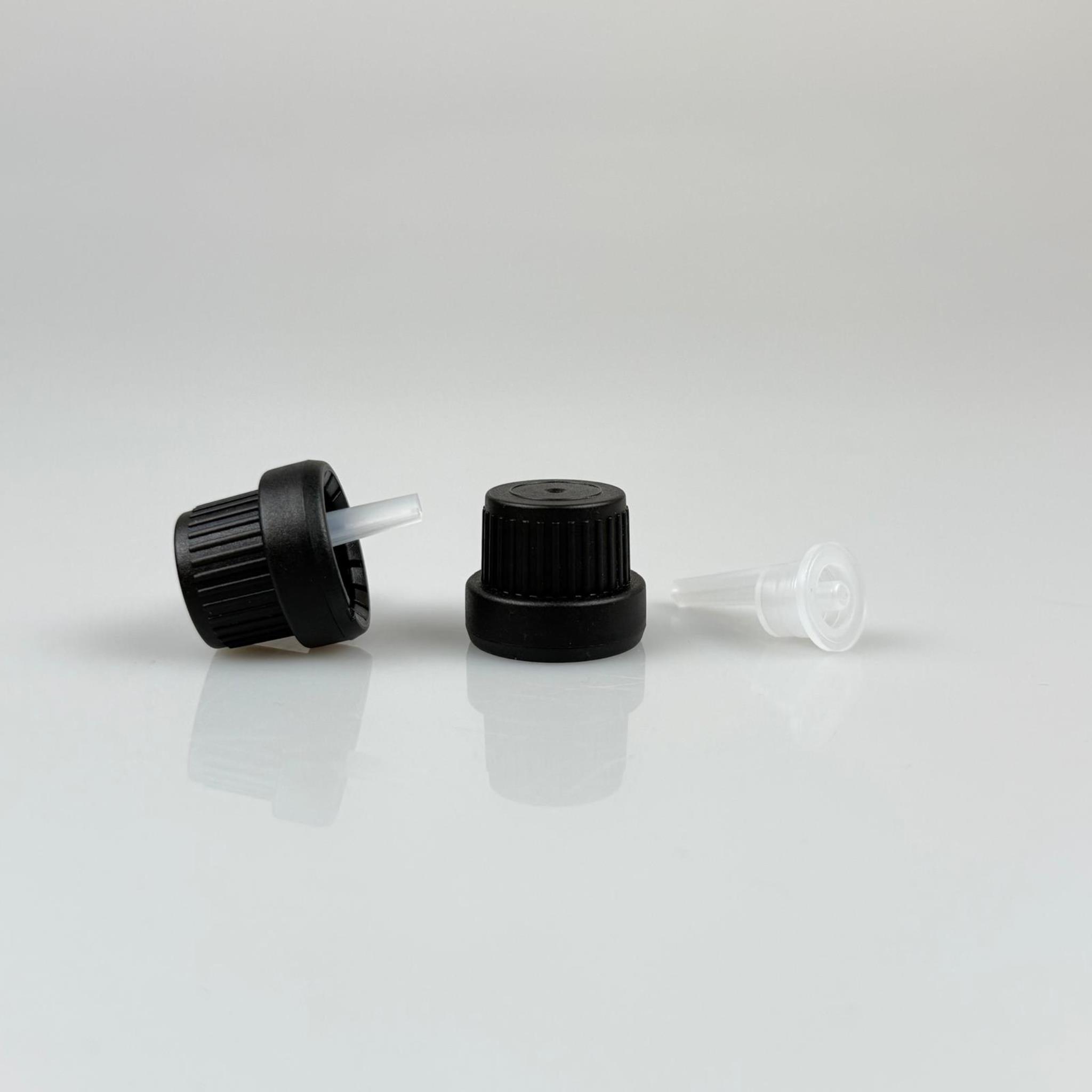 18 MM İÇTEN DAMLALIKLI KİLİTLİ KAPAK SİYAH