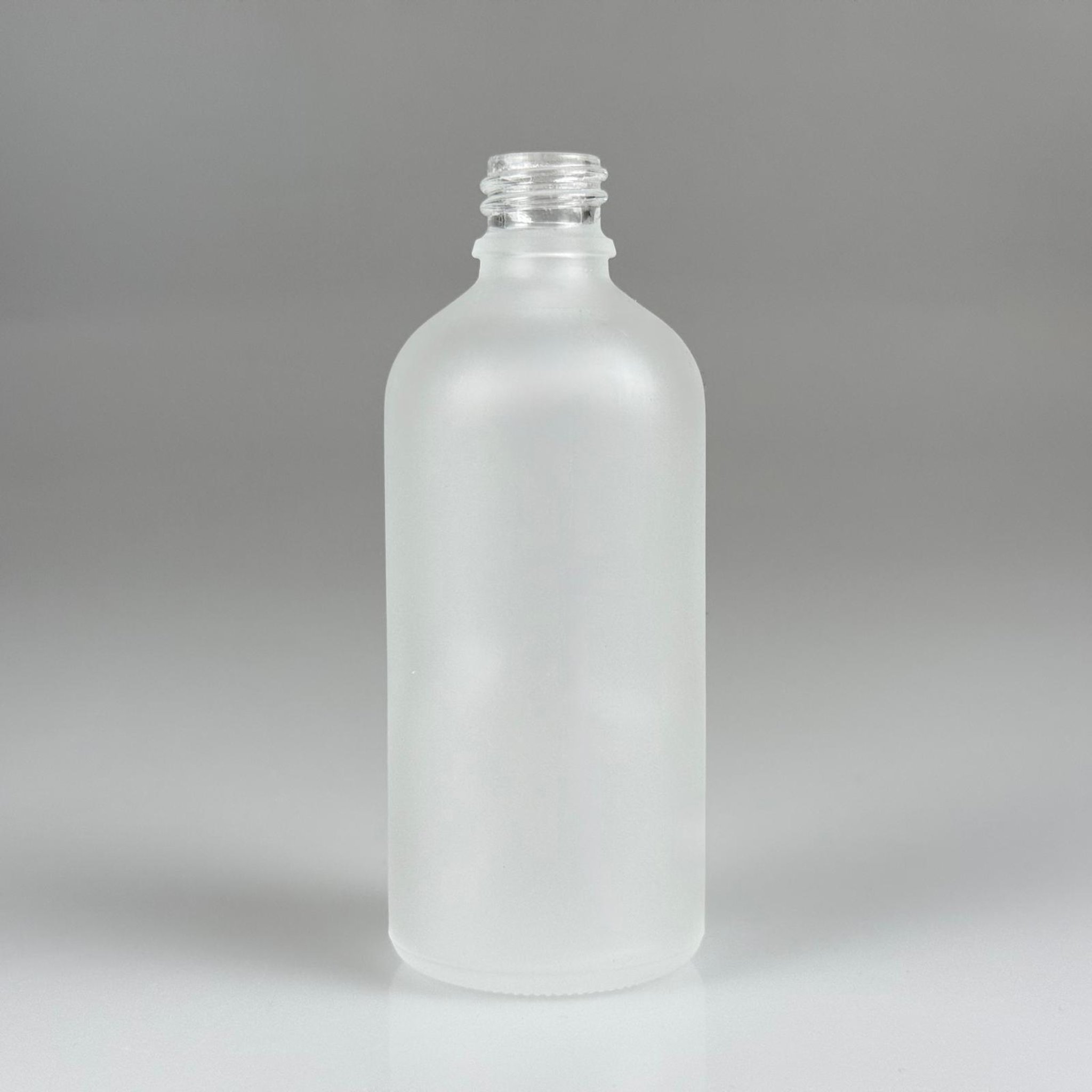100 CC BUZLU CAM ŞİŞE KAPAKSIZ (18 AĞIZ) - 100 ML CAM ŞİŞE - BUZLAMA CAM ŞİŞE