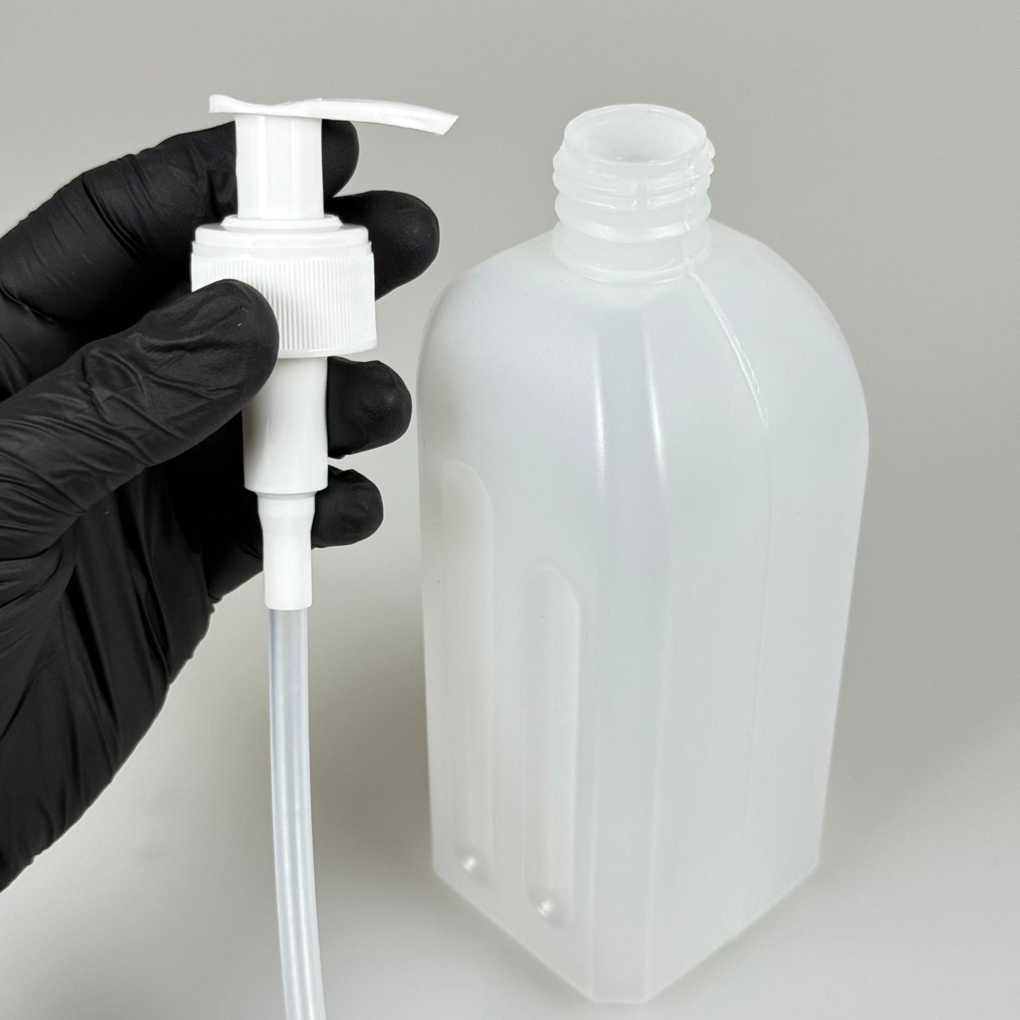 500 CC DEZENFEKTAN BİDONU - BEYAZ POMPALI - 500 ML BEYAZ BOŞ DEZENFEKTAN BİDONU