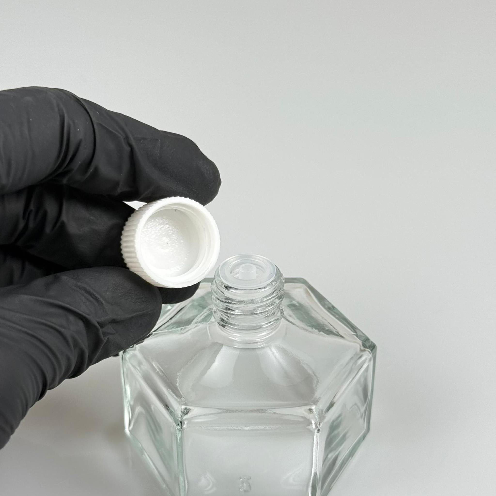 50 CC BASIK ALTIGEN CAM ŞİŞE - BEYAZ PLASTİK KAPAKLI KOLONYA TIPALI - 50 ML PRESTİJLİ ŞİŞE
