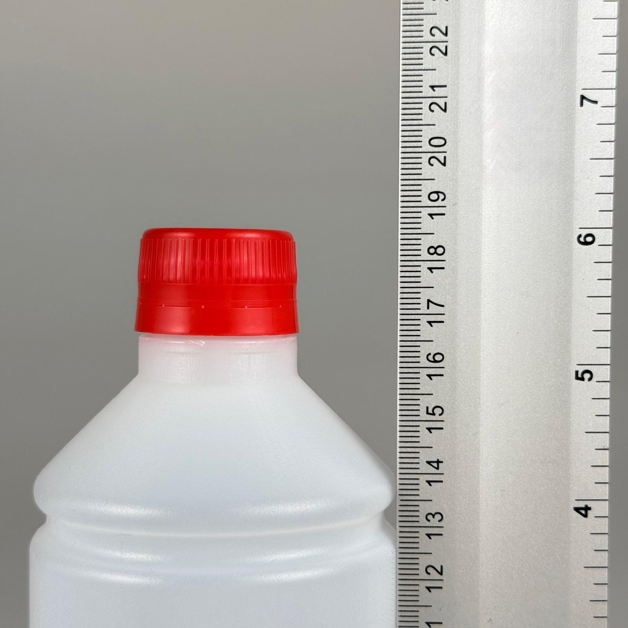 500 CC TİNER ŞİŞESİ - KIRMIZI KİLİTLİ KAPAKLI - 500 ML KİMYASALA DAYANIKLI PLASTİK ŞİŞE - 0,5 LT POLİETİLEN ŞİŞE