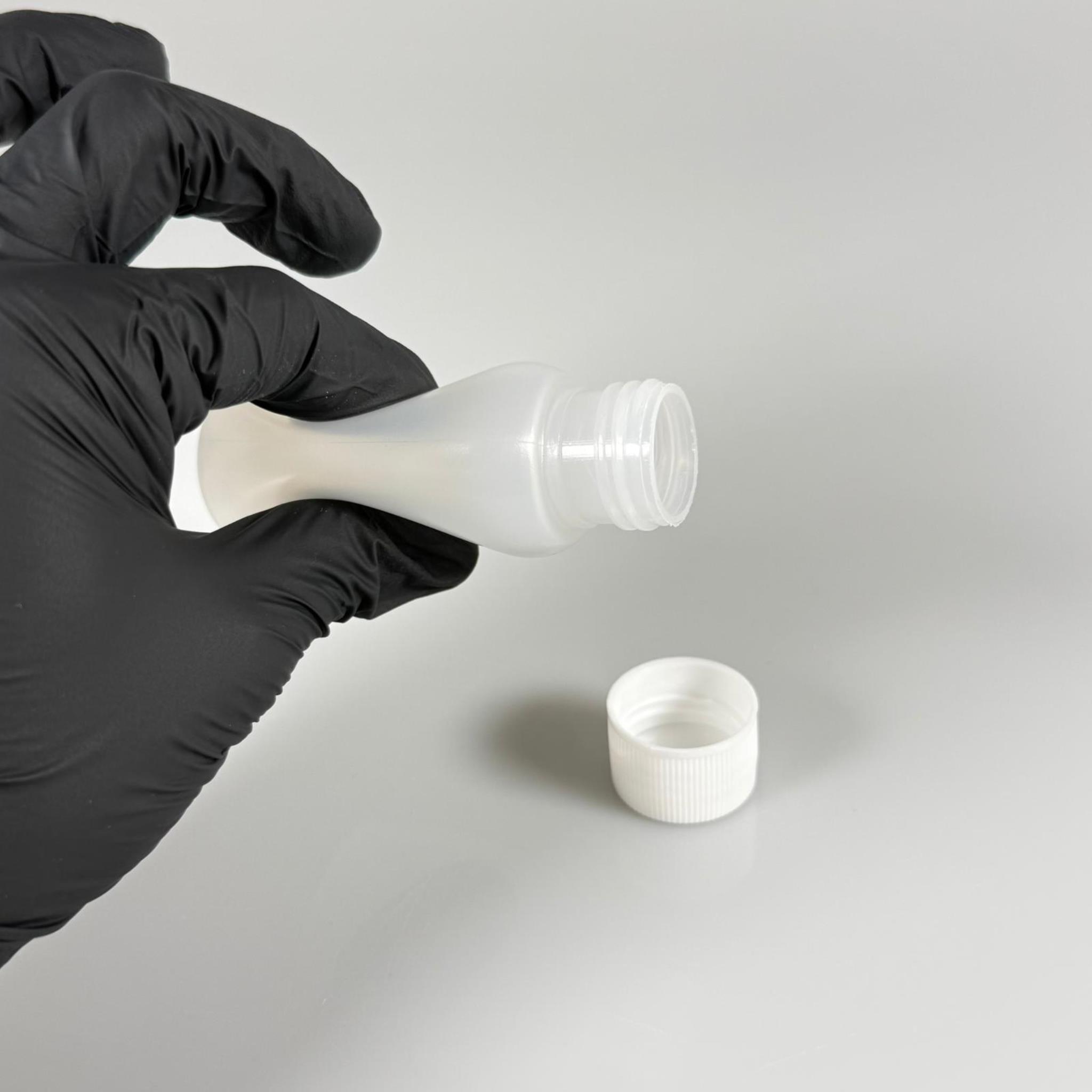 50 ML SIKILABİLİR YUMUŞAK POLİETİLEN PE PLASTİK ŞİŞE - CONTALI BEYAZ KAPAKLI - 50 cc sos, yağ, kartuş, mürekkep vb için boş şişeler