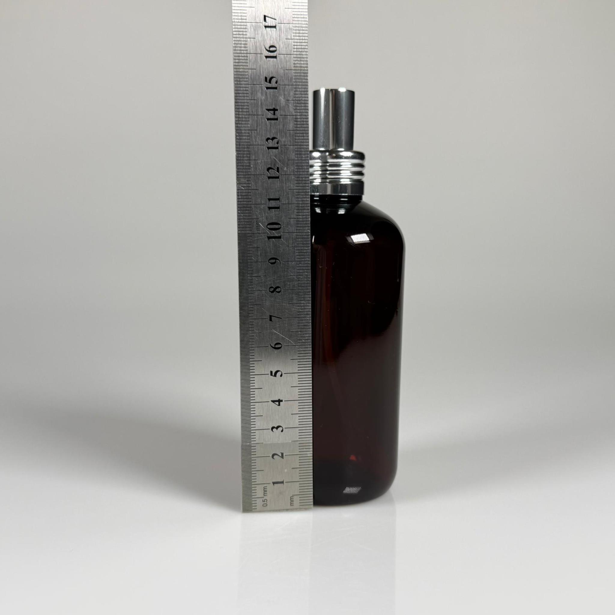 250 CC AMBER ŞİŞE - GÜMÜŞ METAL LÜKS SPREYLİ - 250 ML SPREYLİ PLASTİK ŞİŞE - ZEYNEP MODEL PET ŞİŞE