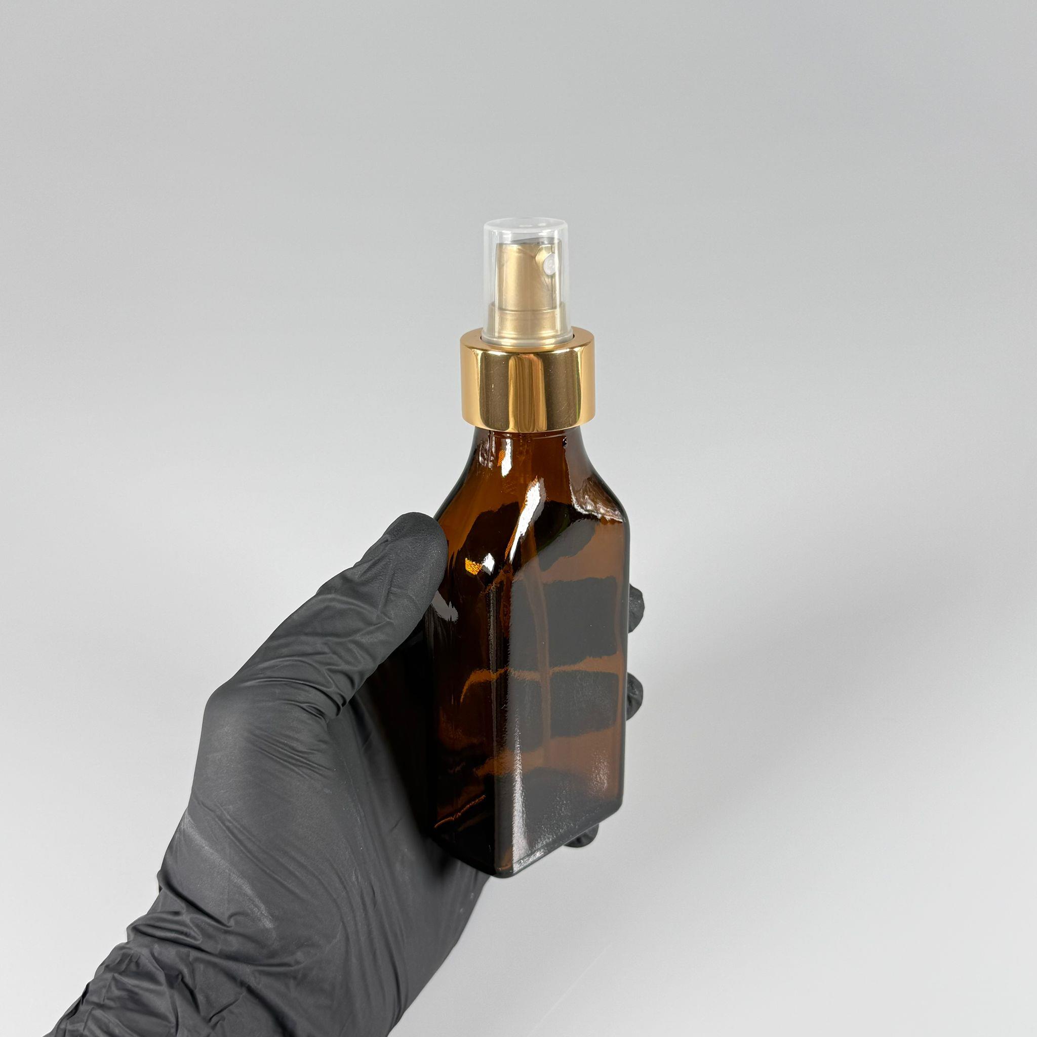 100 CC YASSI AMBER GOLD SPREYLİ CAM ŞİŞE - 100 ML LÜKS SPREY ŞİŞE