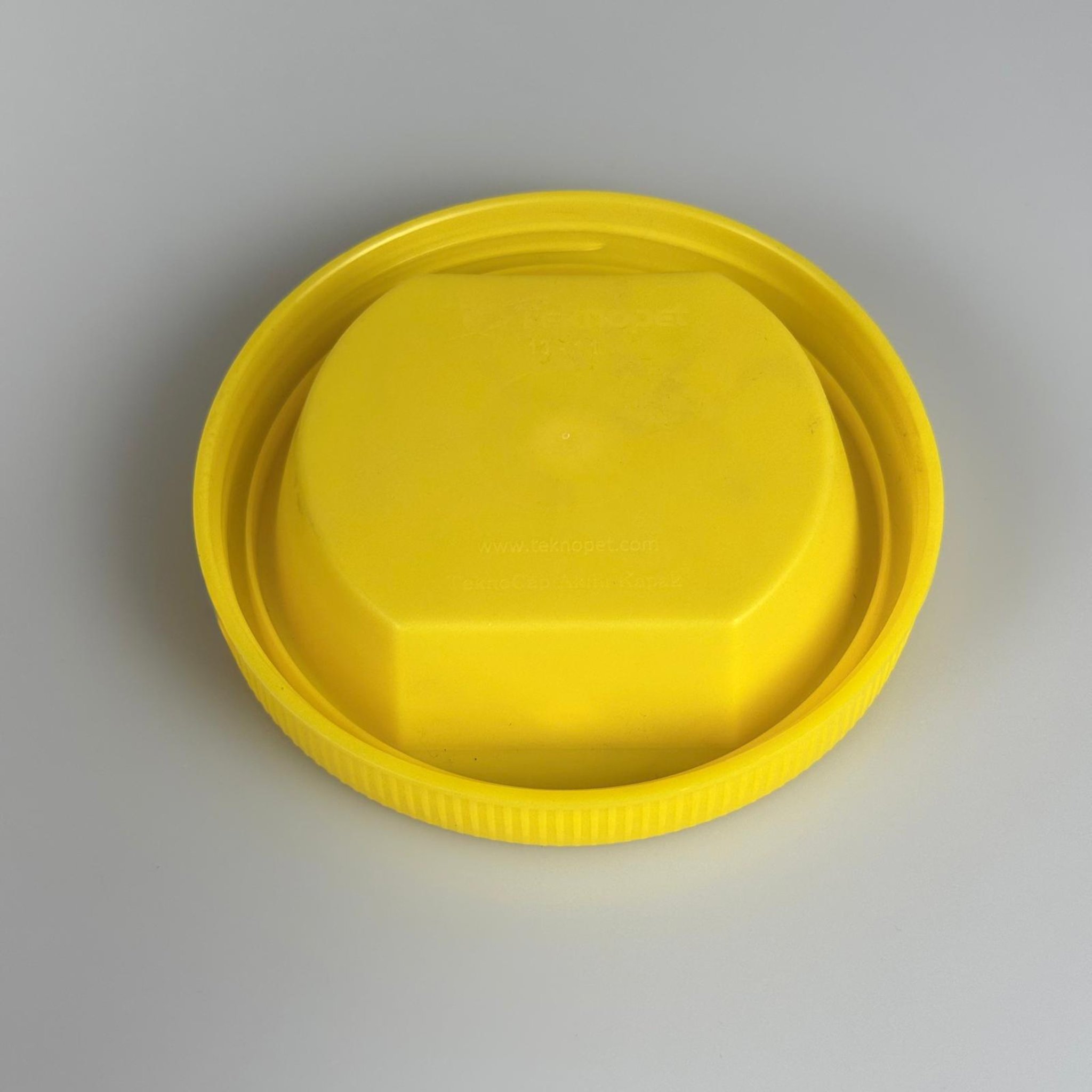 110 MM PLASTİK PET KAVANOZ KAPAK MARMARA SARI