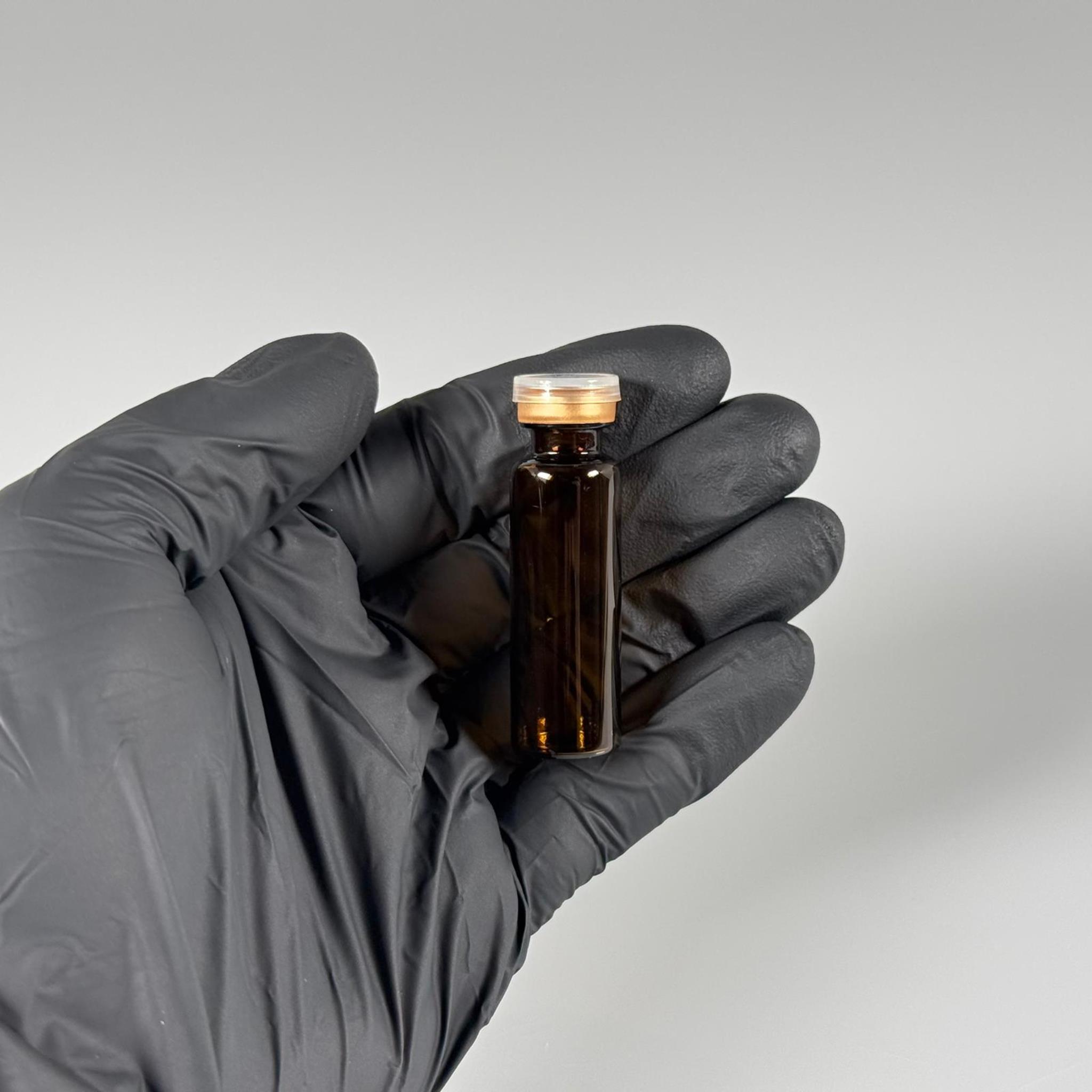 5 ML vial flakon şişe - 13 ağız 5 cc amber cam ilaç şişesi + kauçuk butil enjektör tıpası + gold alüminyum kapaklı takım