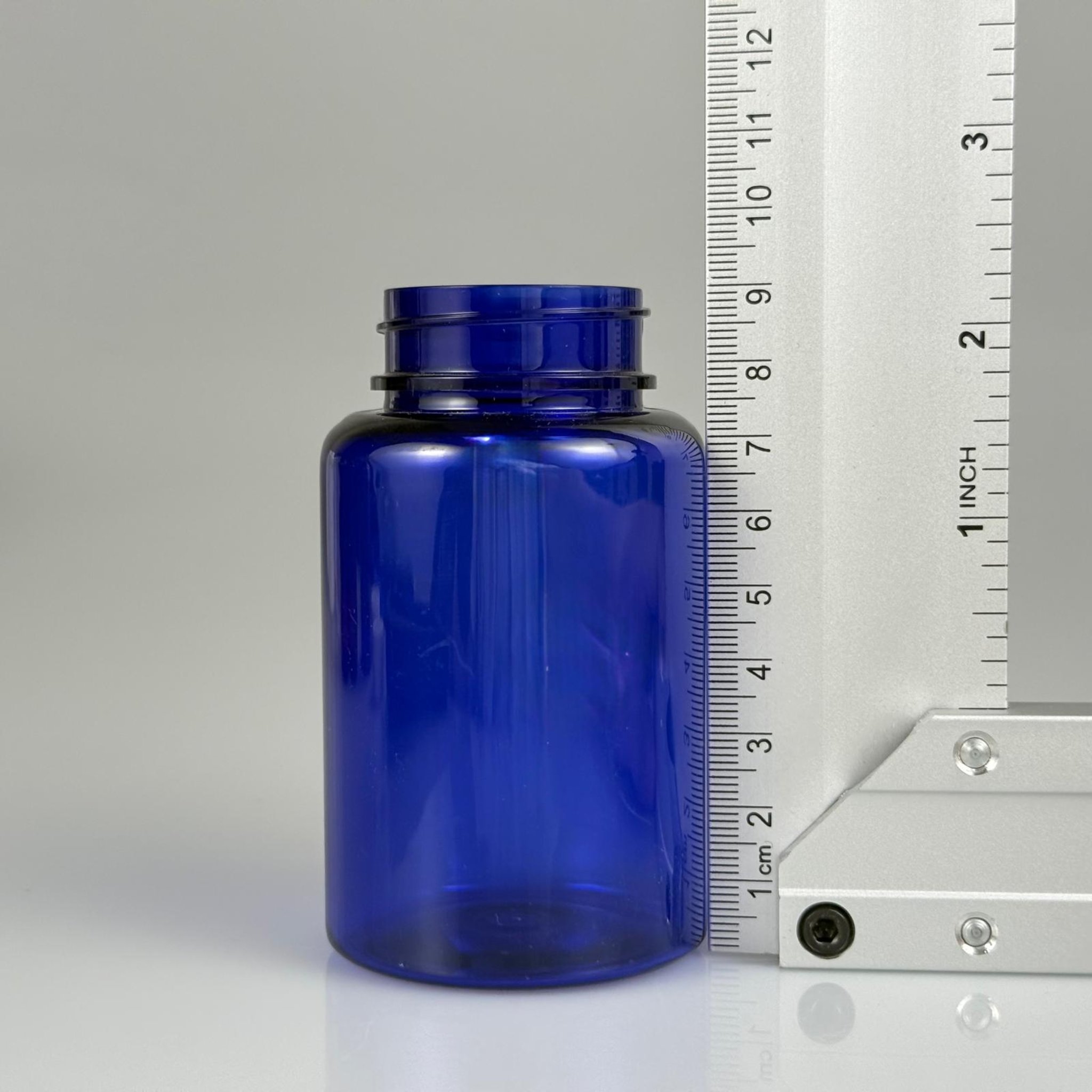 150 CC MAVİ PET TABLET ŞİŞESİ - 38 AĞIZ KAPAKSIZ - 150 ML KAPSÜL KUTUSU - İLAÇ ŞİŞESİ - MEDİKAL HAP ŞİŞESİ - FARMASÖTİK KAVANOZ