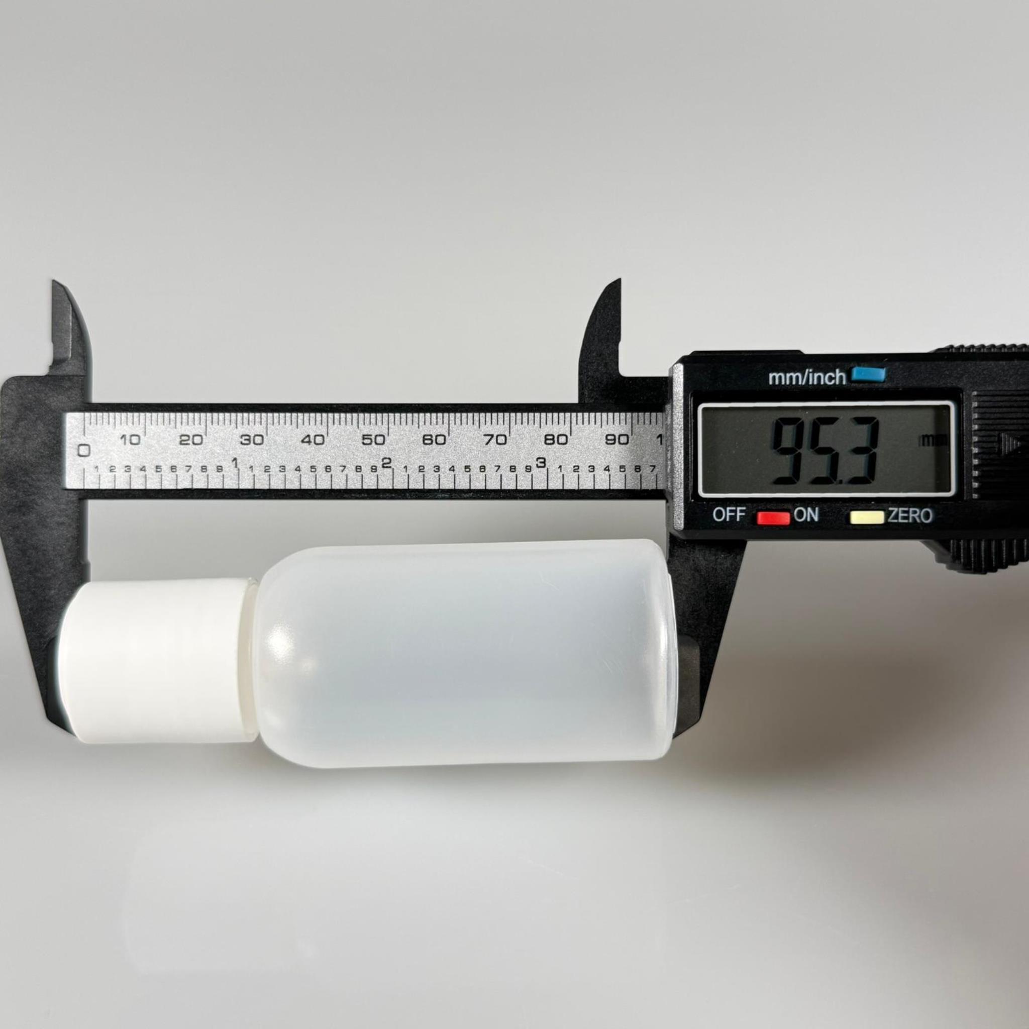 50 ML SIKILABİLİR YUMUŞAK POLİETİLEN PE PLASTİK ŞİŞE - BEYAZ DİSKTOP ŞAMPUAN AKITICI - 50 cc sos, yağ, kartuş, mürekkep vb için boş şişeler