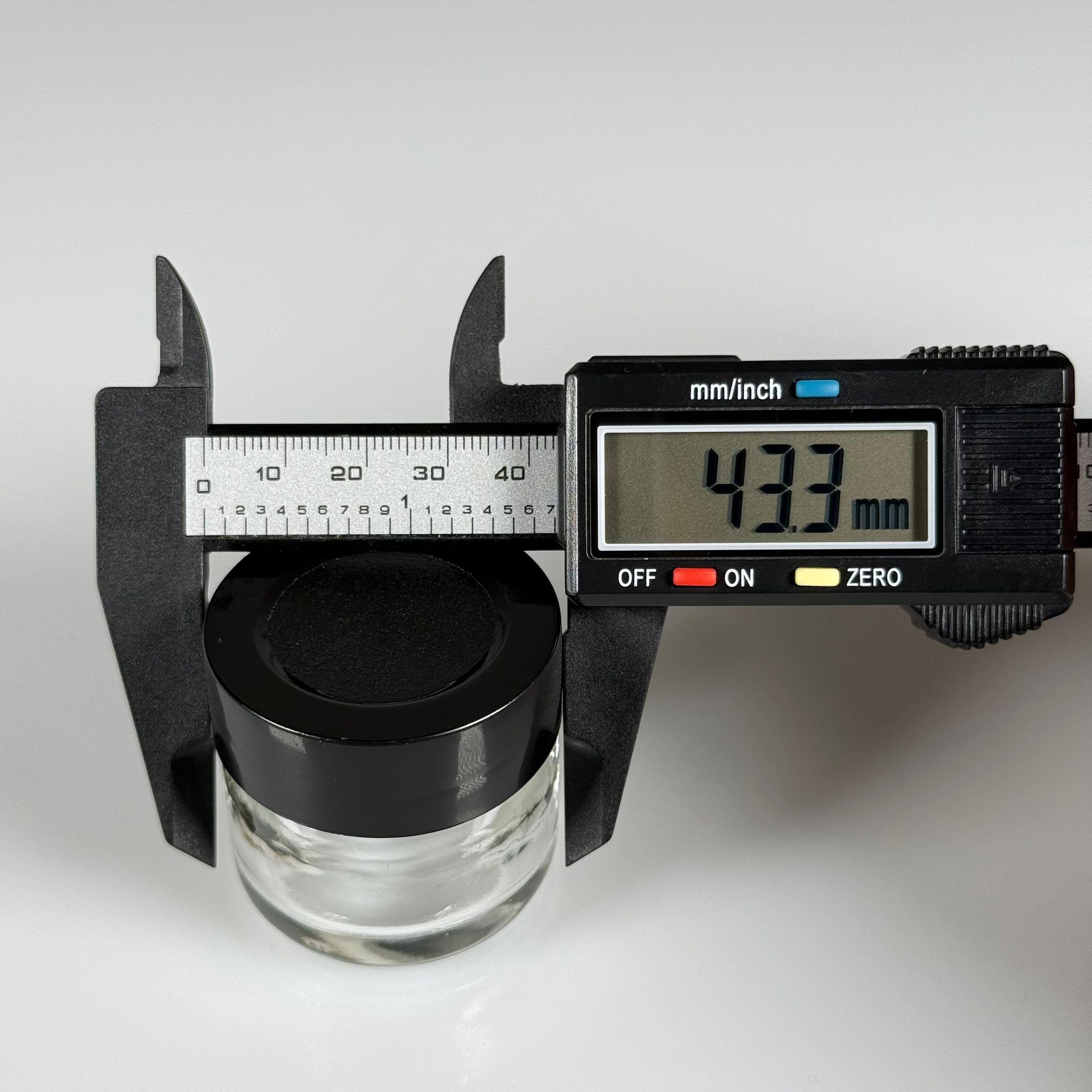 29 CC CAM KAVANOZ - SİYAH PLASTİK DERİN ÜSTÜ KUMLAMA KAPAKLI - 29 ML MUM CAM KAVANOZLARI, MİNİ KREM KAVANOZU