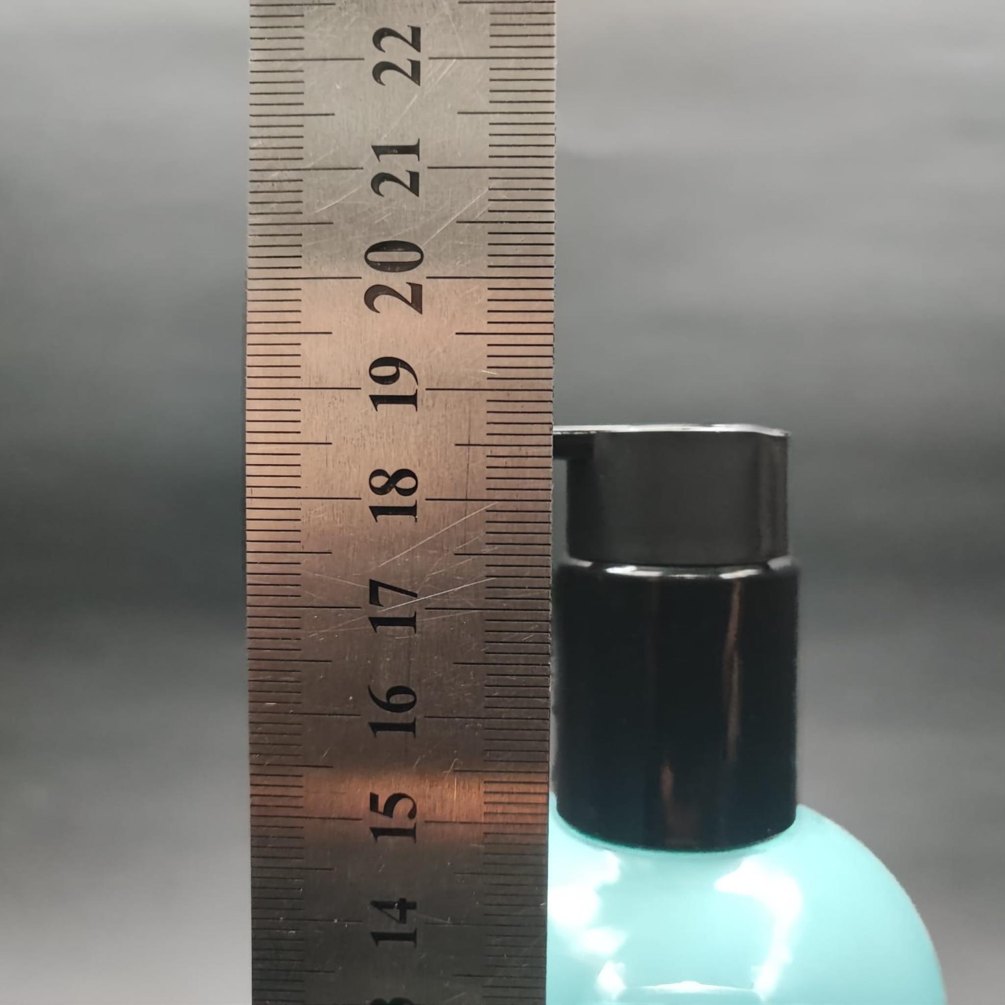 400 CC OVAL BOYUNLU SİLİNDİR PET ŞİŞE (30 GR) - SİYAH XAVİER LOSYON POMPALI - 400 ML PLASTİK ŞİŞE - TURKUAZ