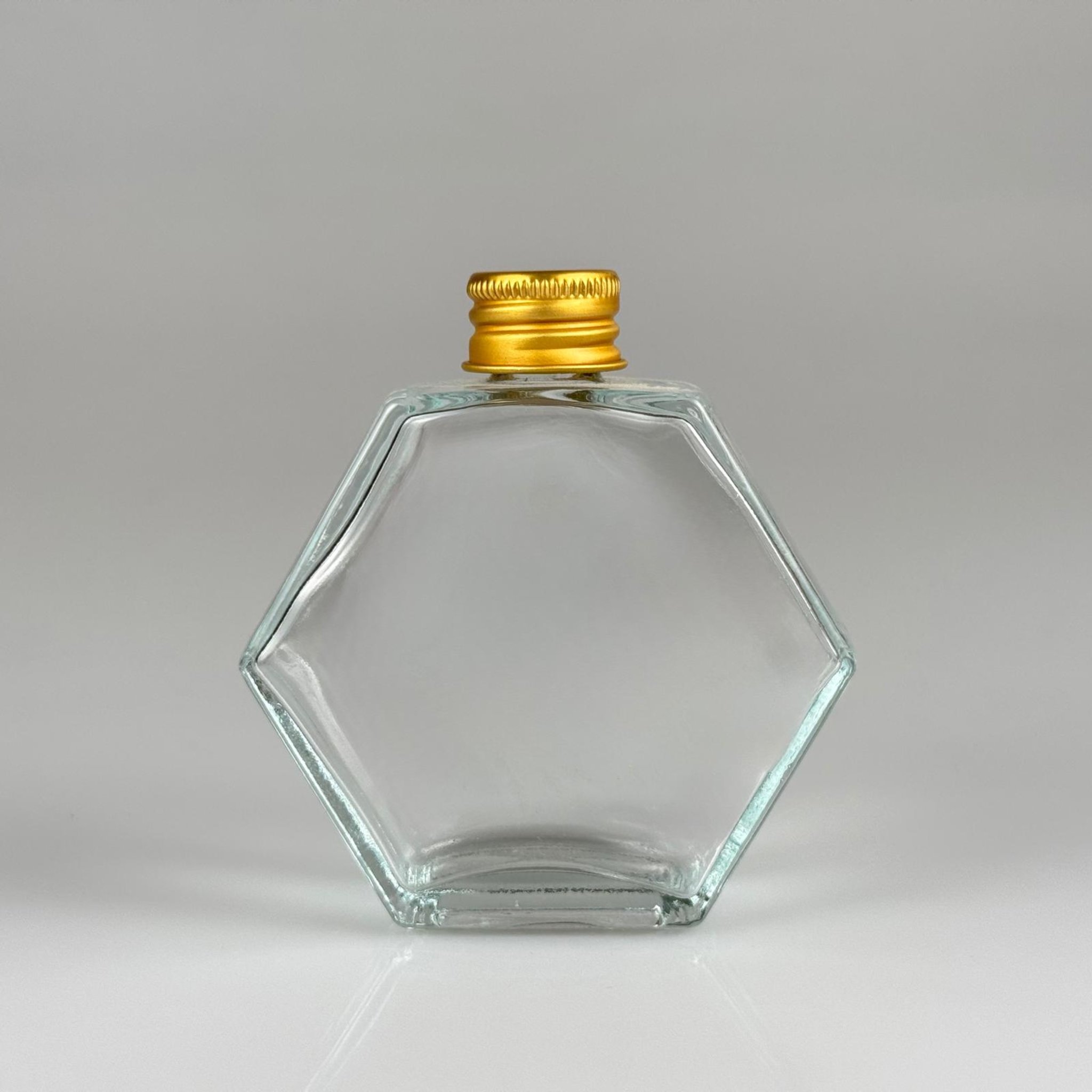 50 CC ALTIGEN CAM ŞİŞE + GOLD ALÜMİNYUM METAL KAPAKLI TAKIM - 50 ML CAM ŞİŞE