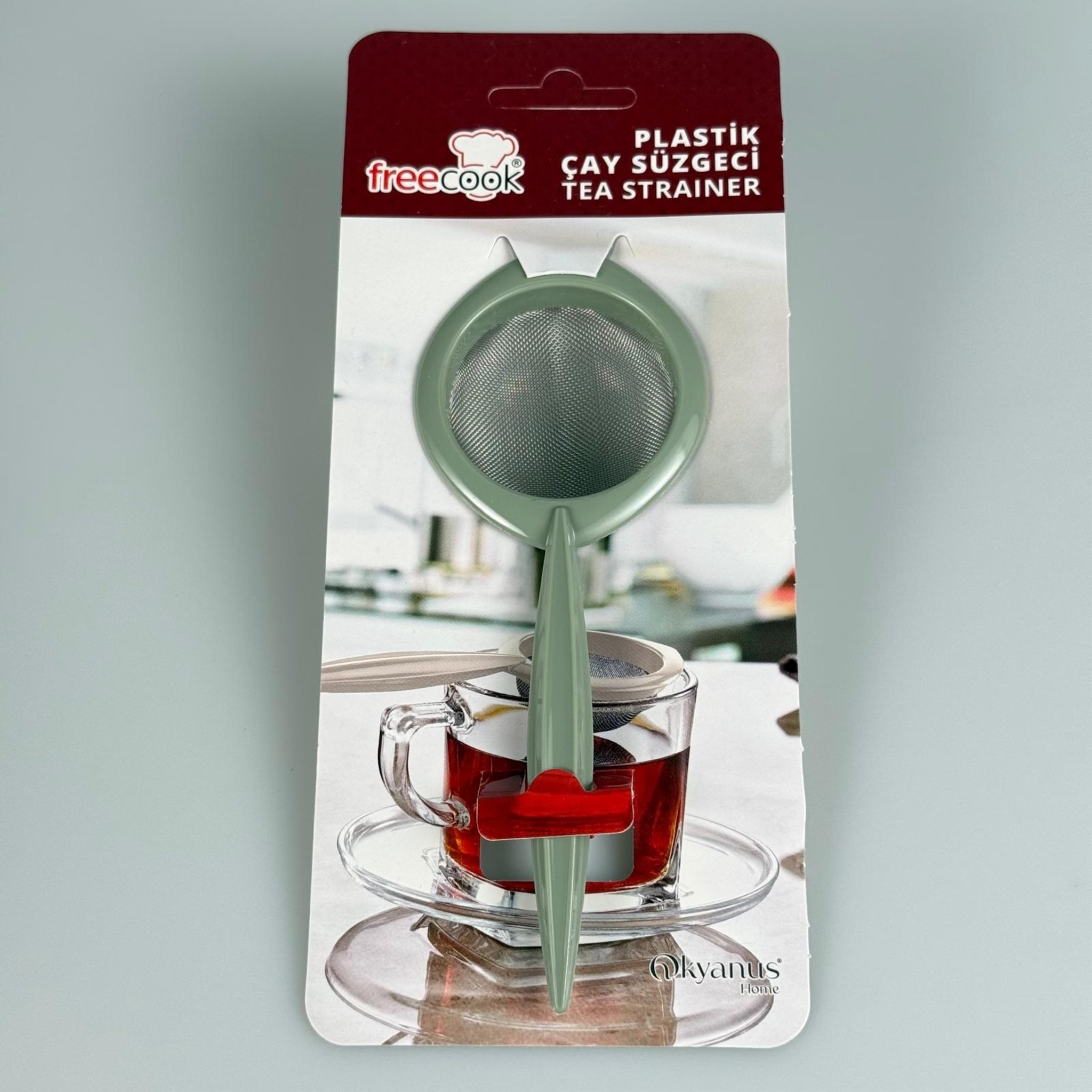 PLASTİK SAPLI ÇAY SÜZGECİ - PLASTİK ÇAY SÜZGEÇ