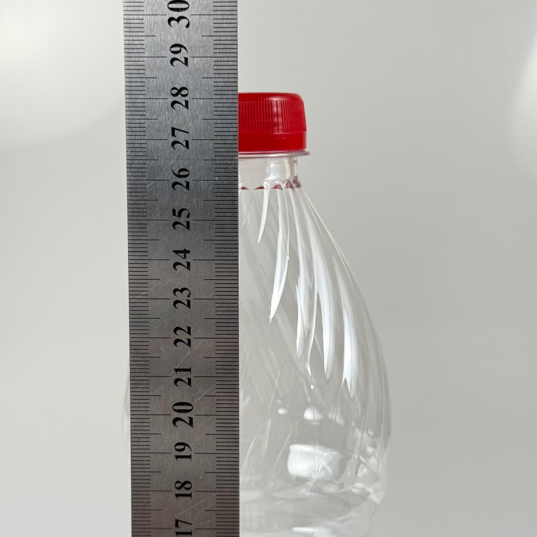 1 LİTRE KALIN PET ŞİŞE (29 GR) - KİLİTLİ KIRMIZI KAPAKLI - 1000 CC PET ŞİŞE