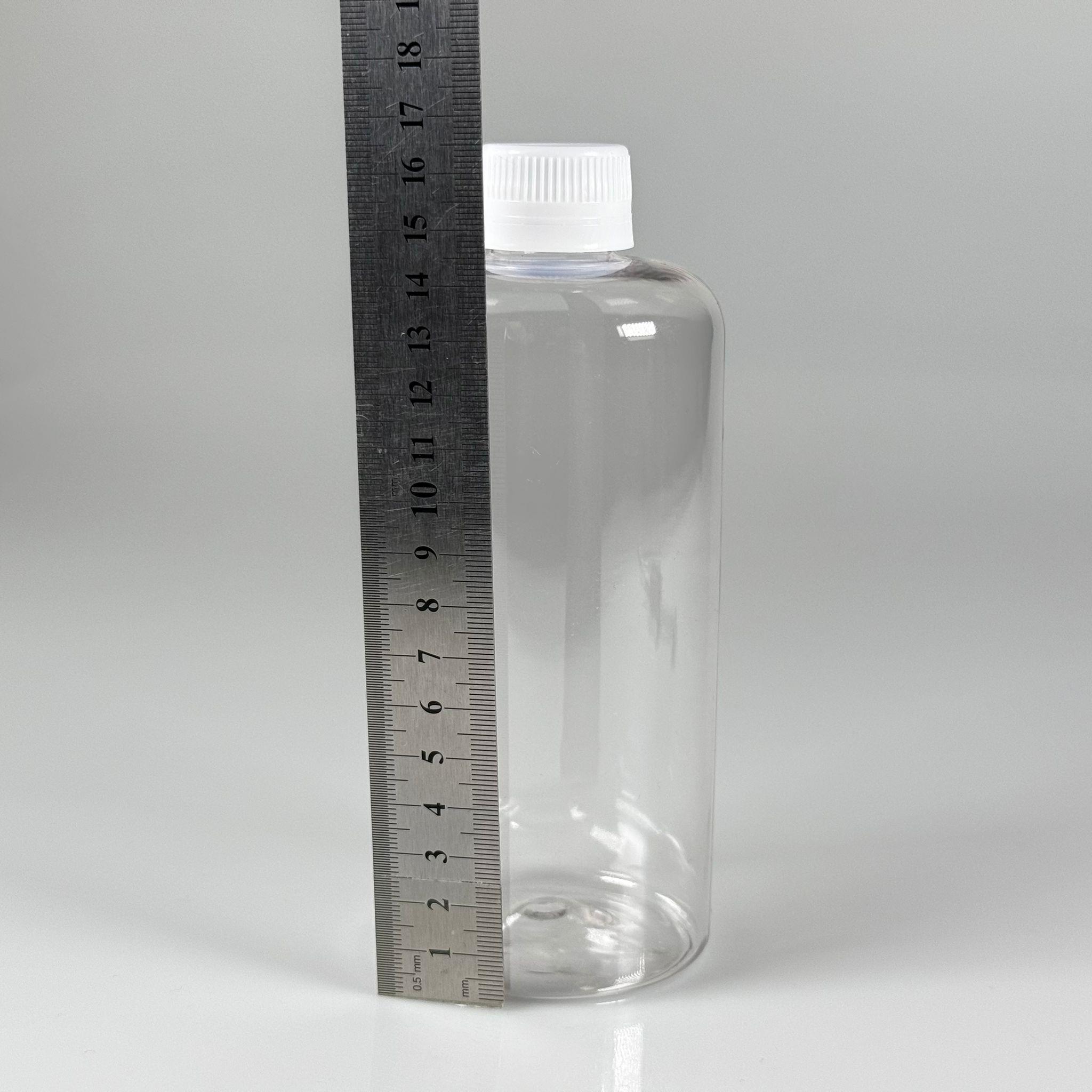 500 CC UZUN SİLİNDİR PET ŞİŞE KALIN (26 GR) - BEYAZ KİLİTLİ KAPAKLI - 28 AĞIZ - 500 ML PET ŞİŞE