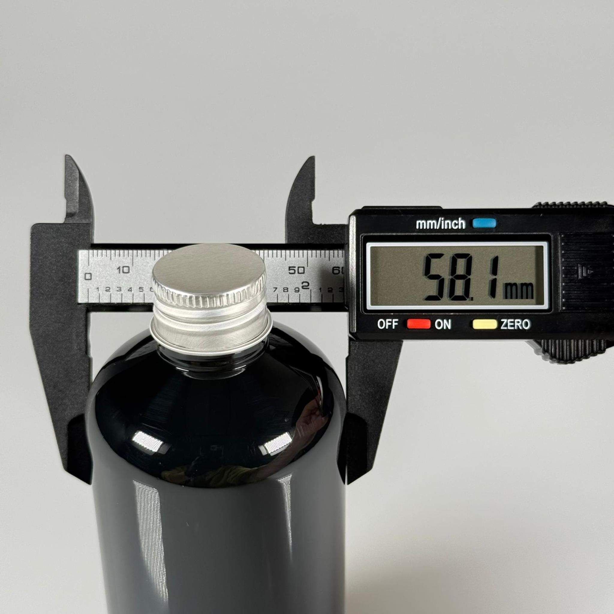 250 CC SİYAH ŞİŞE - GÜMÜŞ METAL KAPAKLI + KOLONYA TIPALI - 250 ML PLASTİK KOLONYA ŞİŞESİ - ZEYNEP MODEL PET ŞİŞE