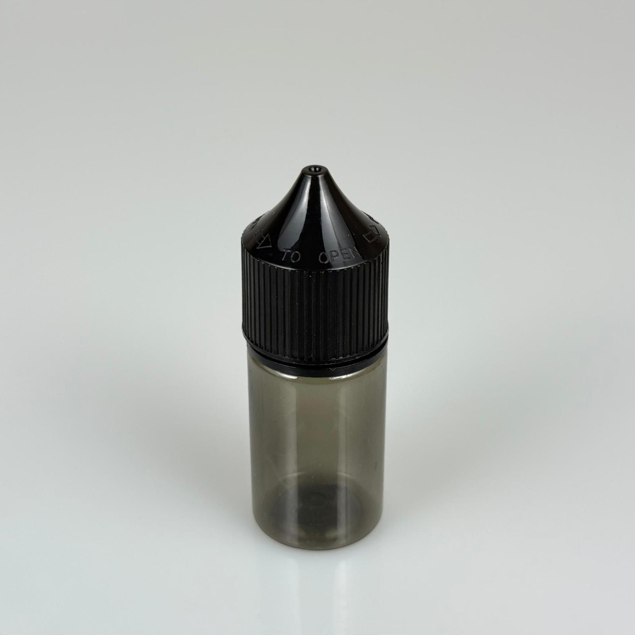 30 CC GORİLLA ŞİŞE - SİYAH - 30 ML LİKİT ŞİŞESİ - MÜREKKEP ŞİŞESİ - KAPAKLI  - TIPALI - İĞNE UÇLU DAMLALIKLI ŞİŞE