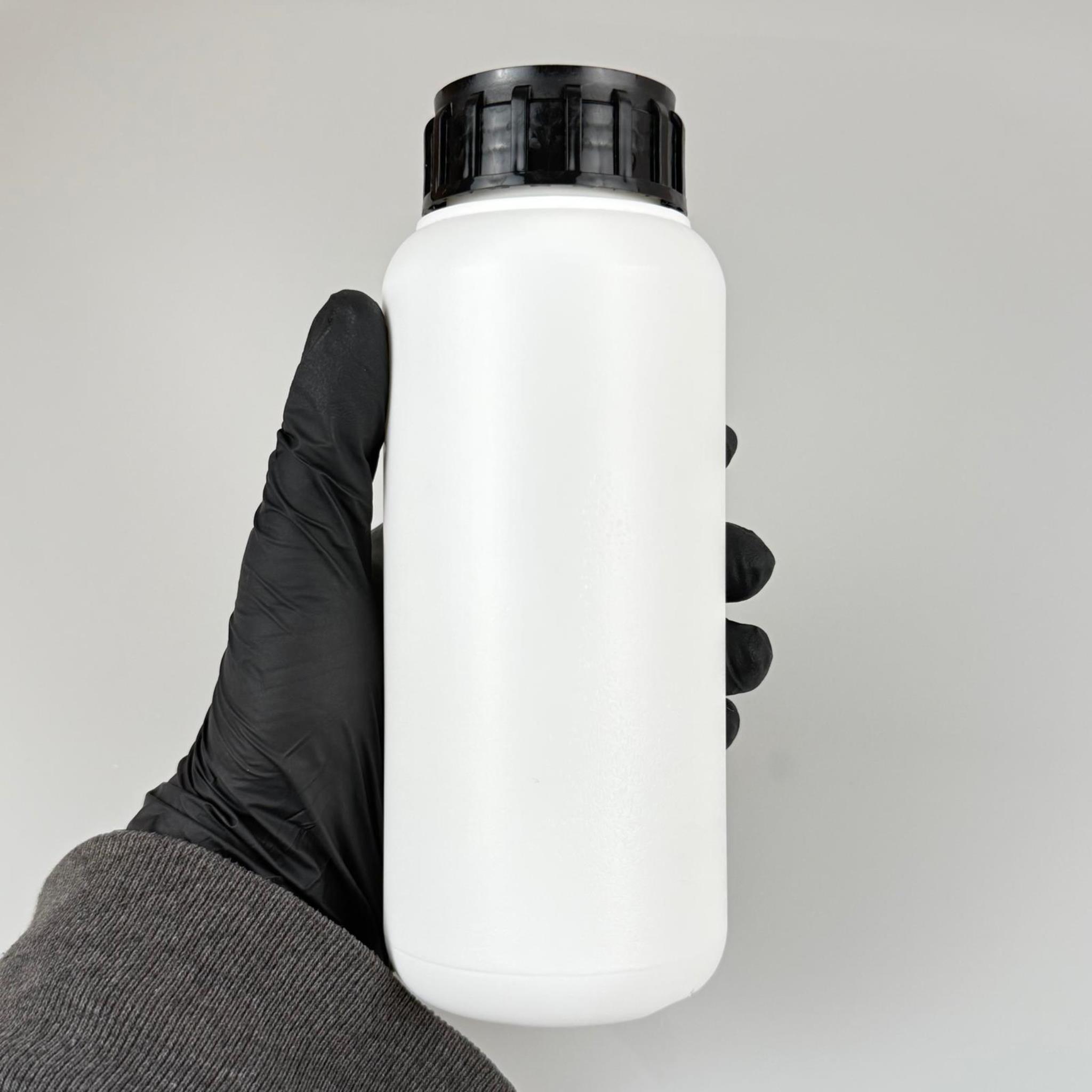 0,5 LT ZİRAİ İLAÇ BİDONU BEYAZ + SİYAH ALÜMİNYUM FOLYOLU İNDİKSİYON CONTA SK50 KAPAK + KENDİNDEN YAPIŞKANLI KÖPÜK CONTALI - 500 CC PE POLİETİLEN TARIM BİDON