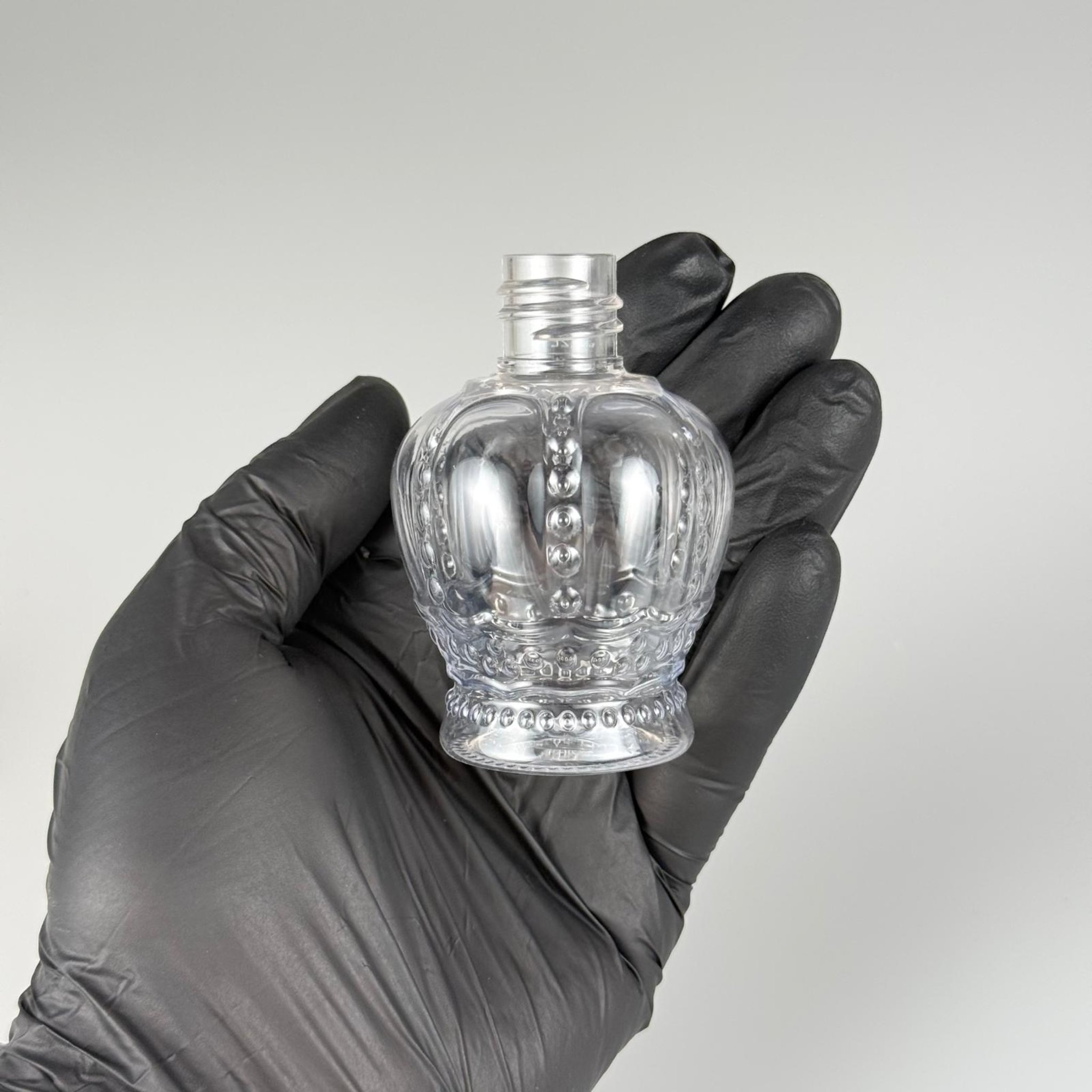 60 CC PET KRAL TACI ŞİŞE - 18 MM AĞIZ  KAPAKSIZ - 60 ML BOŞ PLASTİK KOLONYA ŞİŞELERİ