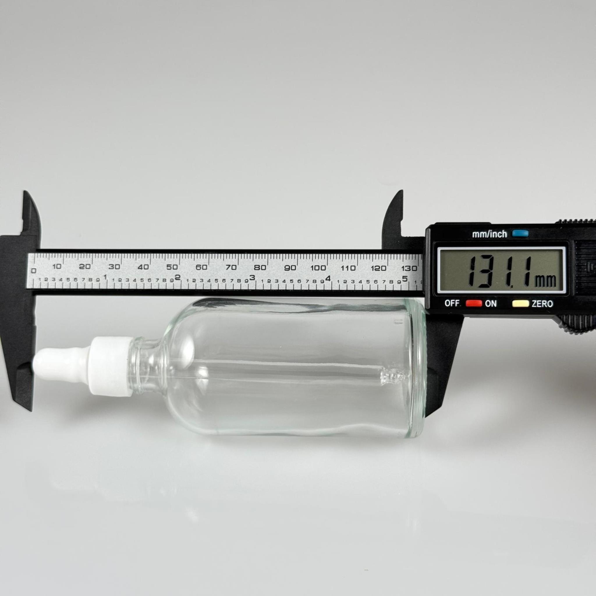 100 CC ŞEFFAF CAM DAMLALIKLI ŞİŞE - BEYAZ EMZİK + BEYAZ DÜZ KAPAK + CAM PİPET TAKIM - 100 ML DAMLALIKLI ŞİŞE SETİ