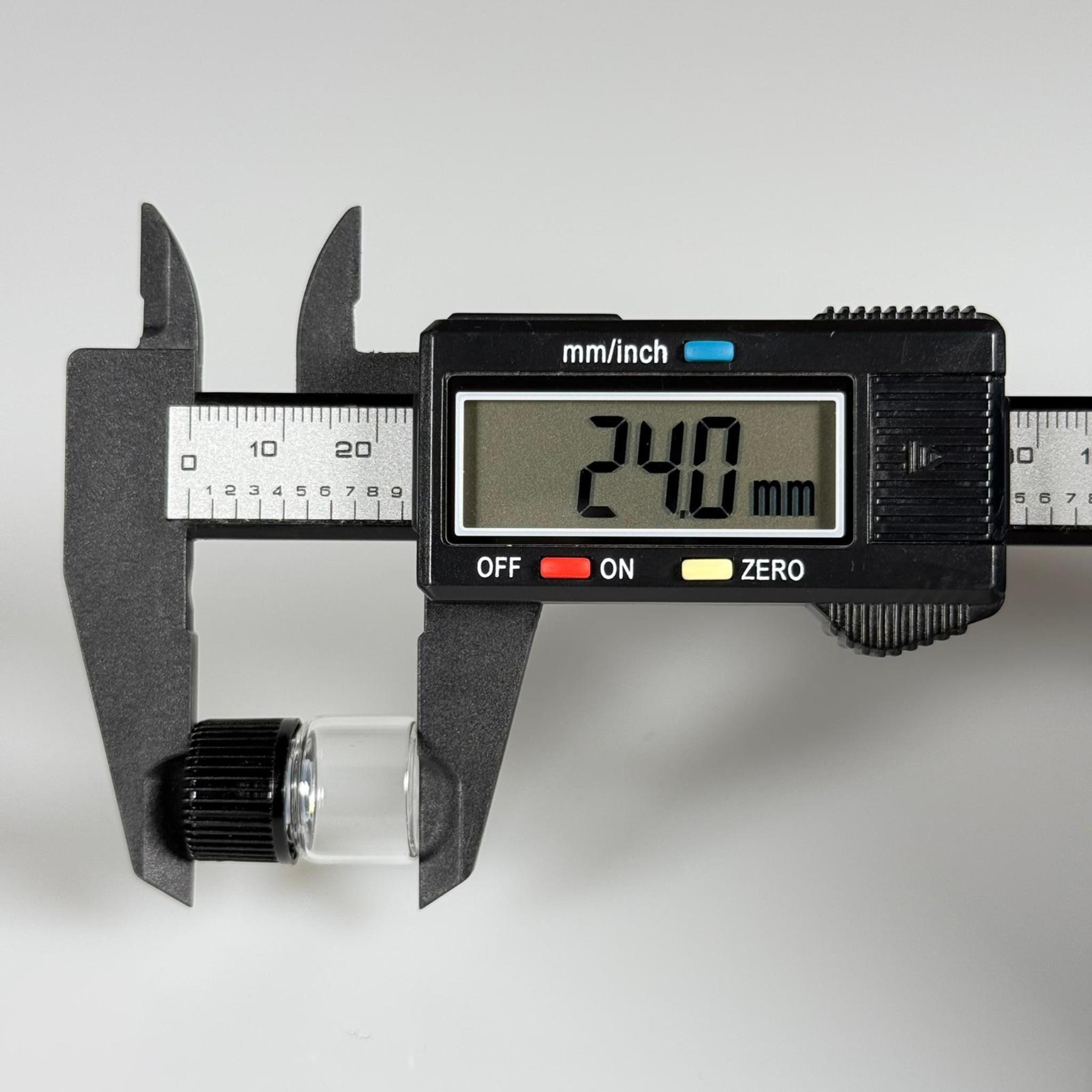 1 CC ŞEFFAF İNCE CAM ŞİŞE - SİYAH KAPAKLI + İÇTEN DAMLALIKLI - 1 ML CAM ŞİŞE
