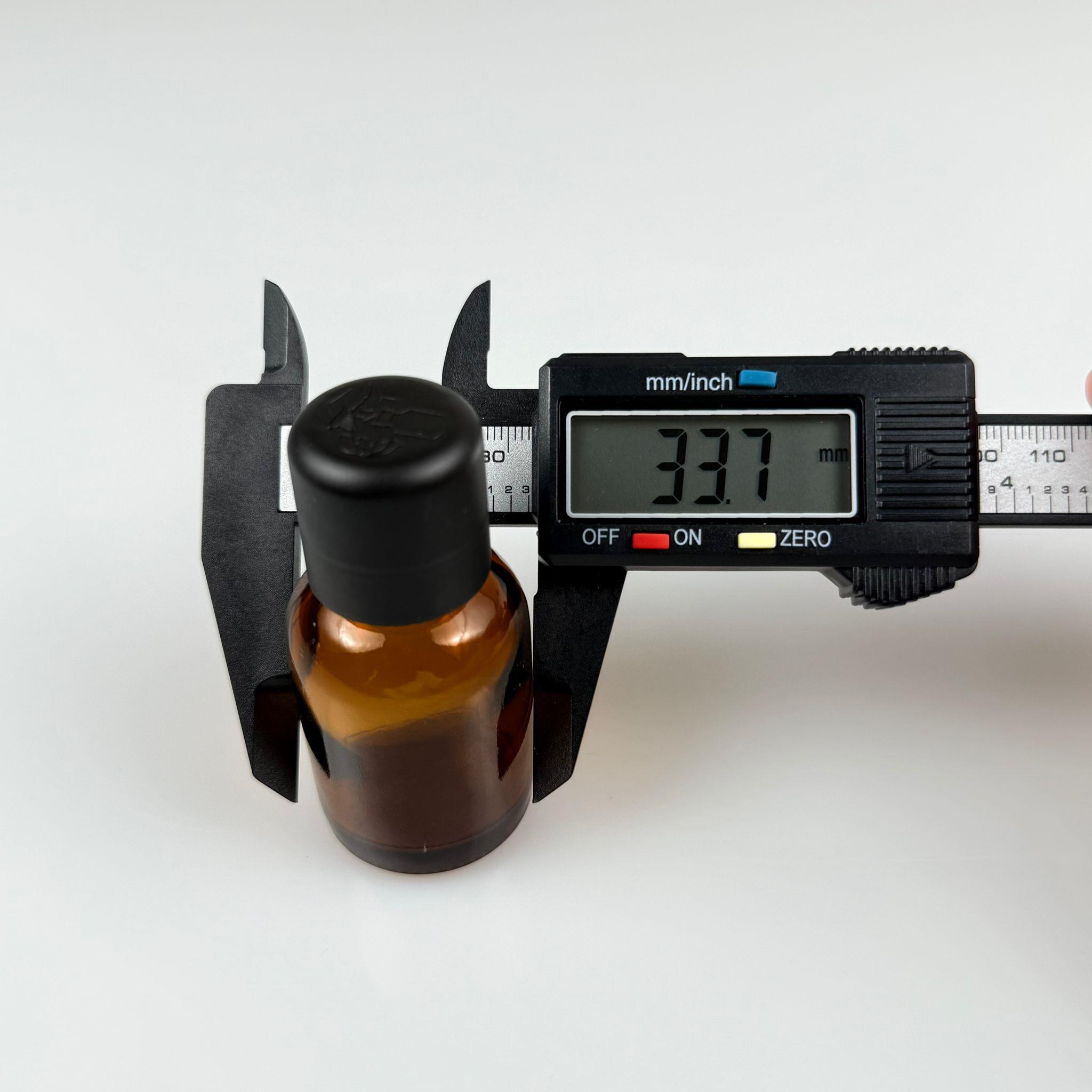 25 CC AMBER CAM ŞİŞE + İÇTEN DAMLALIKLI ÇOCUK KİLİTLİ SİYAH KAPAK - KAHVERENGİ 25 ML KİLİT KAPAKLI DAMLATMALI ŞİŞE