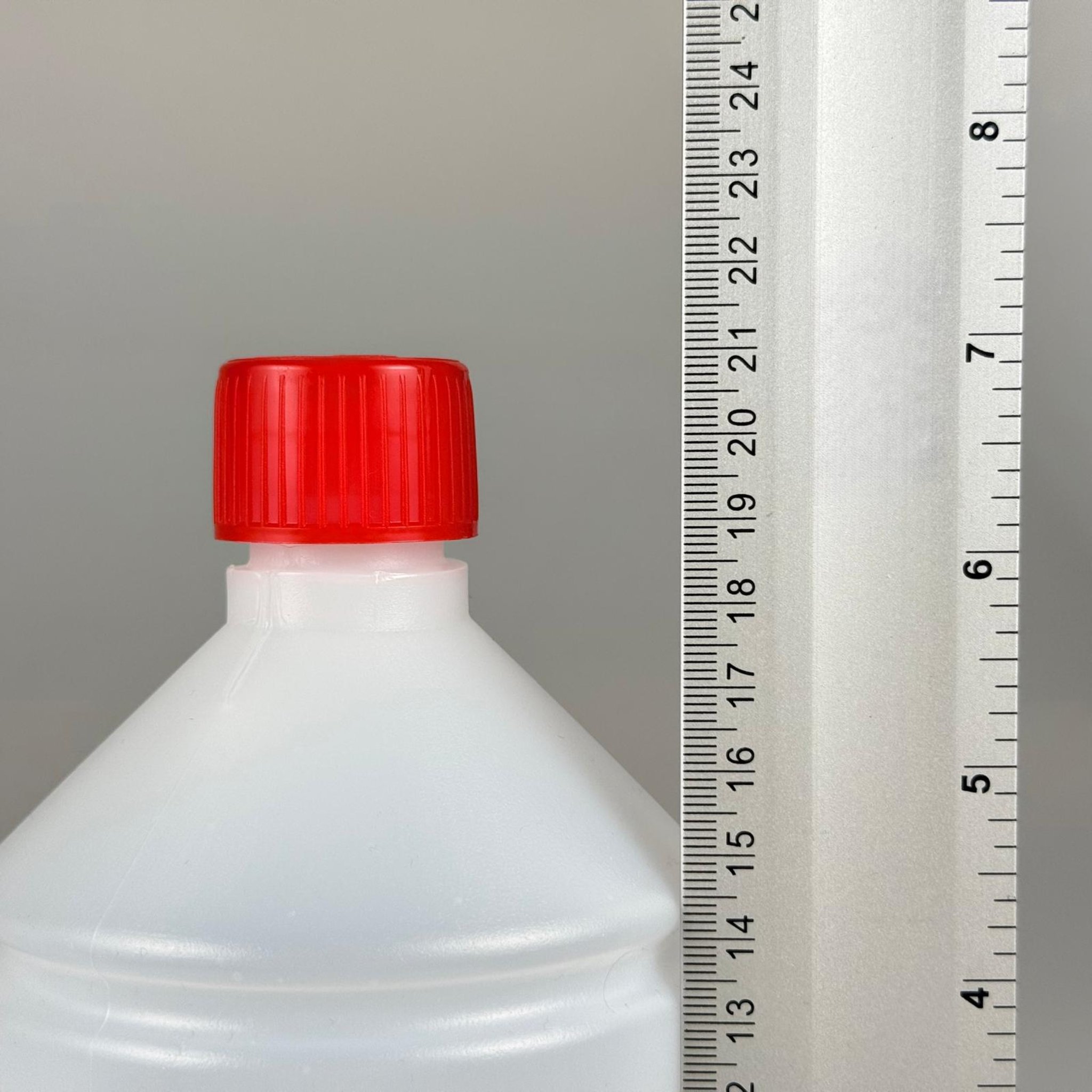 1000 CC TİNER ŞİŞESİ - KIRMIZI İÇ TIPALI ÇOCUK EMNİYET KİLİTLİ KAPAKLI - 1000 ML KİMYASALA DAYANIKLI PLASTİK ŞİŞE - 1 LT POLİETİLEN ŞİŞE