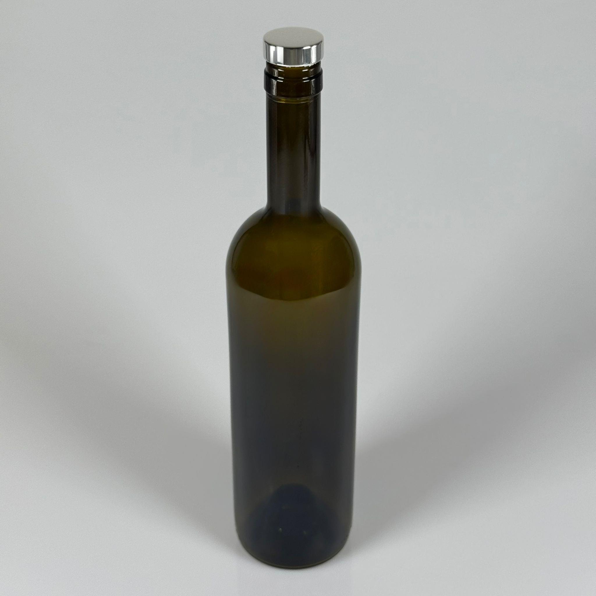 750 CC PAŞABAHÇE YAĞDANLIK ŞİŞESİ - GÜMÜŞ SENTETİK MANTAR TIPALI - 750 ML YAĞ ŞİŞESİ YEŞİL - CAM ZEYTİNYAĞ ŞİŞESİ