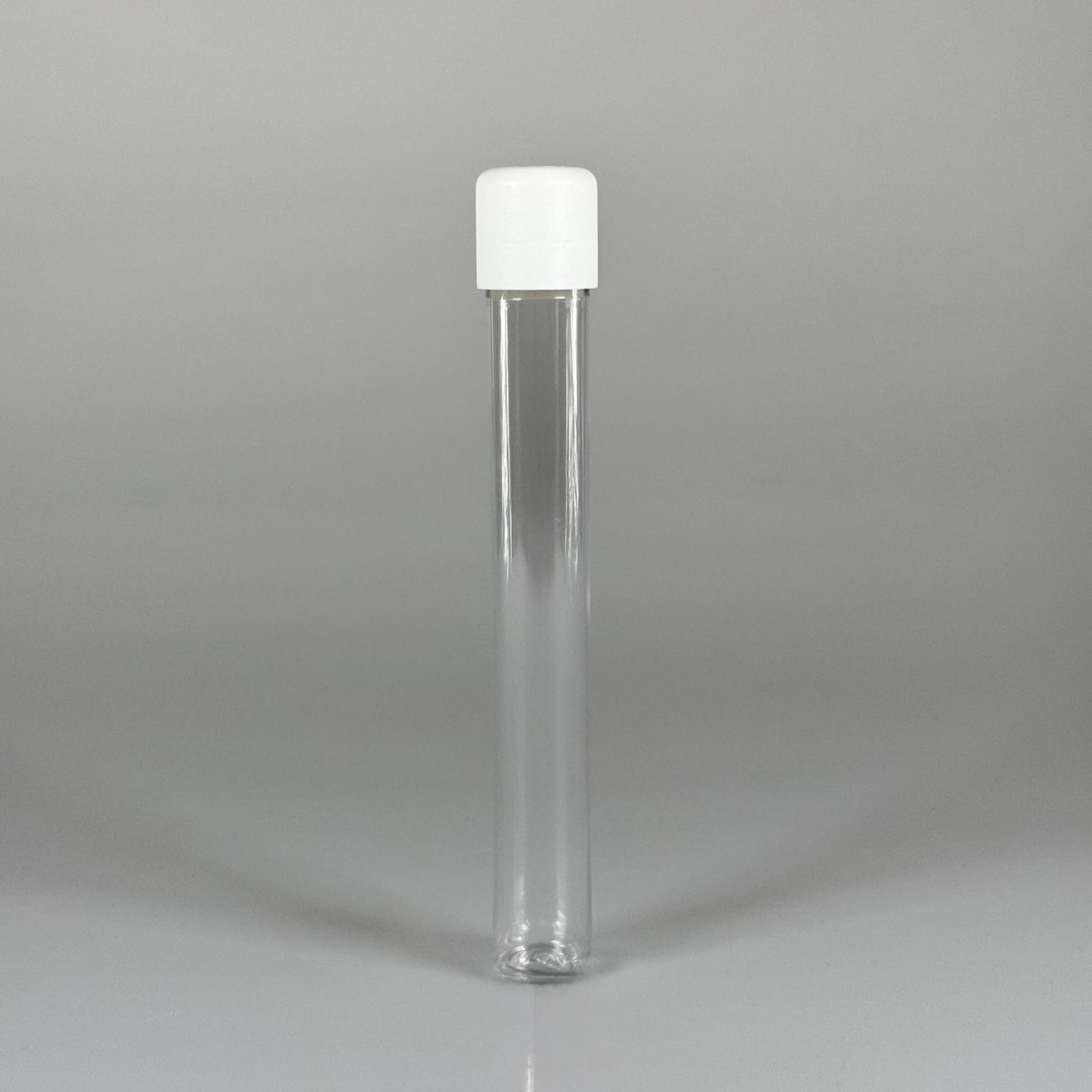 16 CM TÜP - 45 CC UZUN İNCE PET ŞİŞE - BEYAZ ÇOCUK KİLİTLİ ETEKLİ KAPAKLI TAKIM - UZUN PLASTİK ŞİŞE