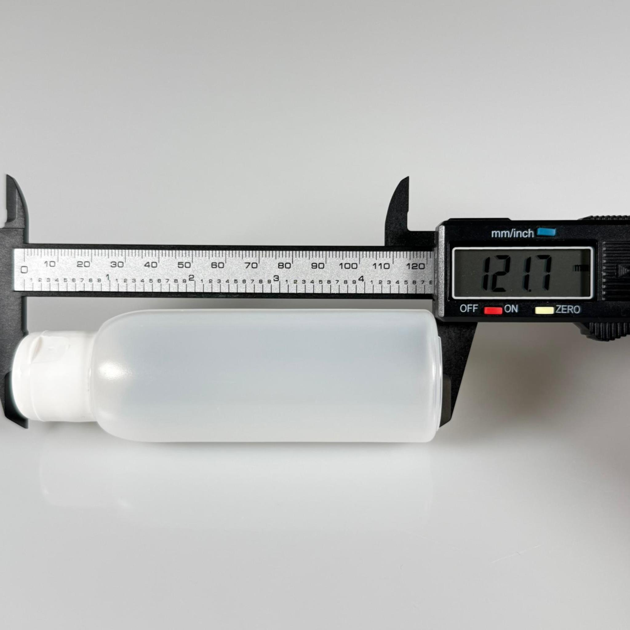 100 ML SIKILABİLİR YUMUŞAK PE PLASTİK ŞİŞE - BEYAZ FLİPTOP ŞAMPUAN KAPAKLI - 100 cc sos, yağ, kartuş, mürekkep vb için boş şişeler