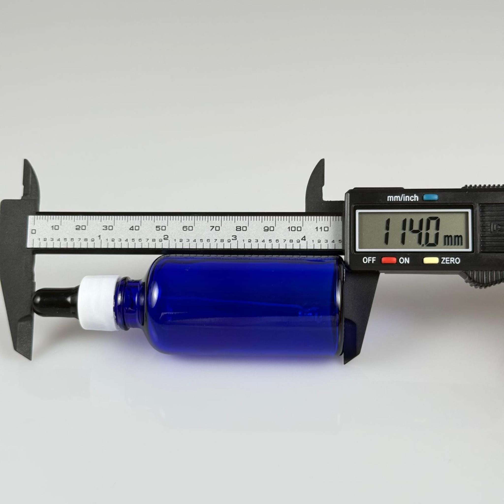 50 CC MAVİ CAM DAMLALIKLI ŞİŞE - SİYAH EMZİK + BEYAZ DÜZ KAPAK + CAM PİPET TAKIM - 50 ML DAMLALIKLI ŞİŞE SETİ
