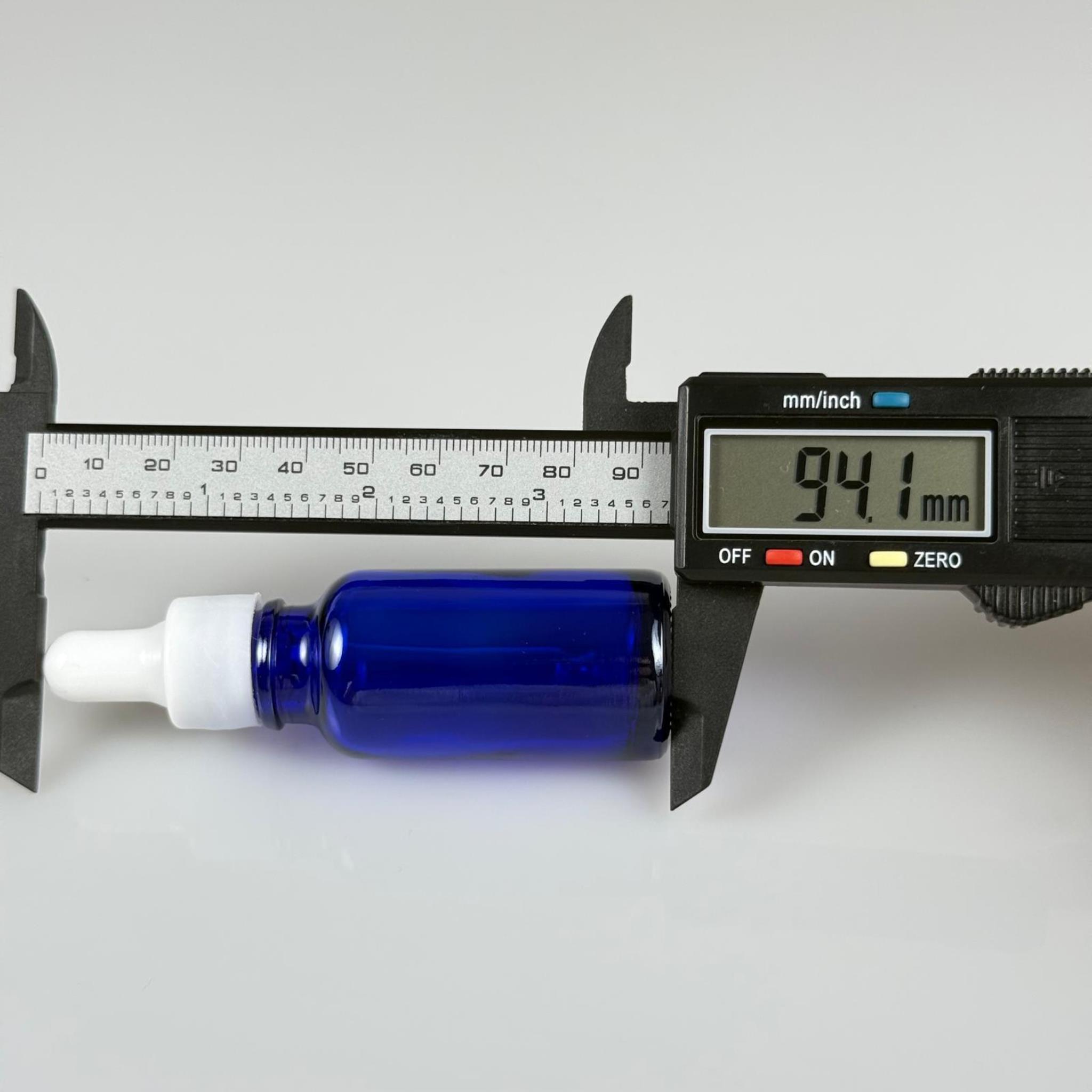 20 CC MAVİ CAM DAMLALIKLI ŞİŞE - BEYAZ EMZİK + BEYAZ DÜZ KAPAK + CAM PİPET TAKIM - 20 ML DAMLALIKLI ŞİŞE SETİ
