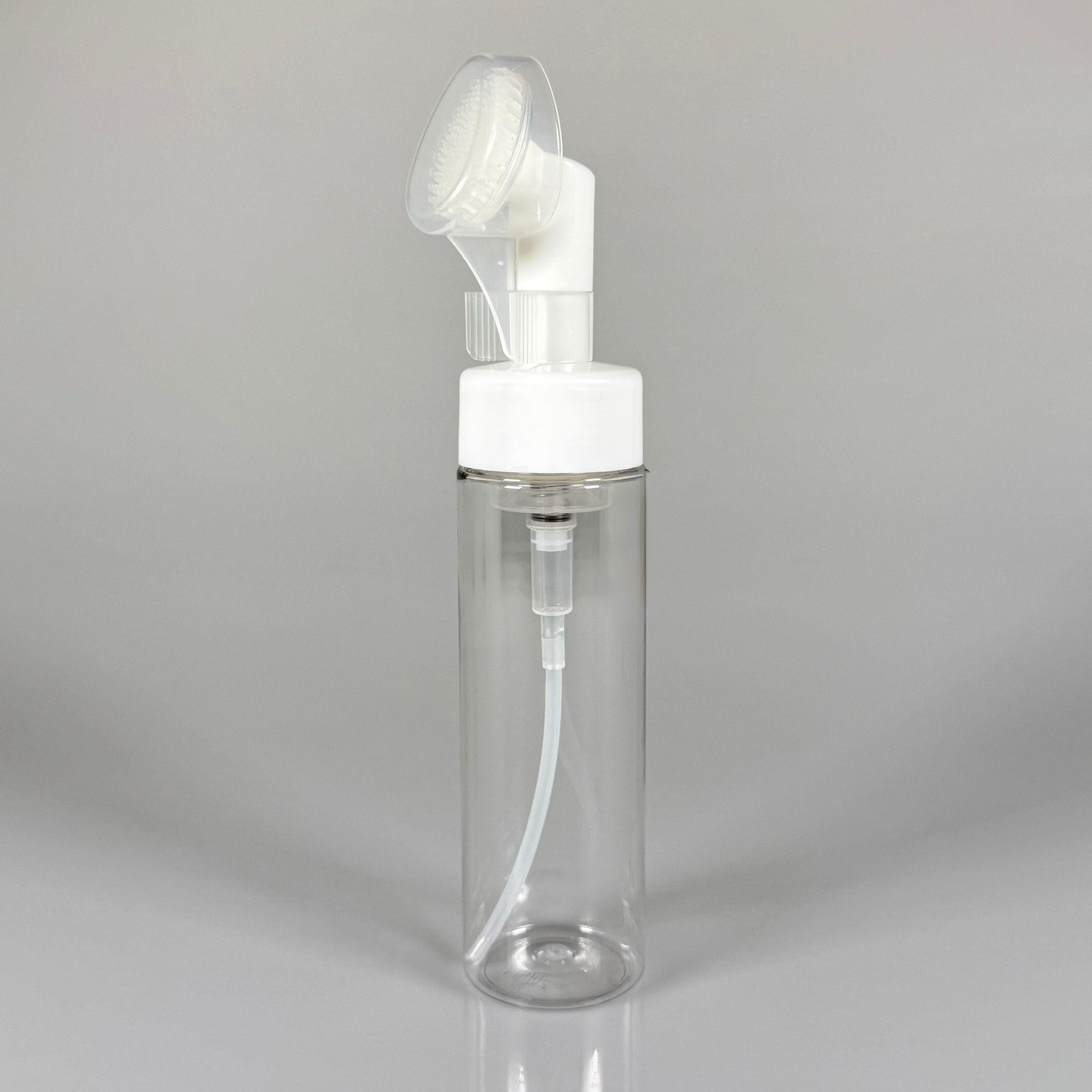 200 CC ŞEFFAF ŞİŞE KÖPÜK YAPICI POMPALI - FIRÇALI - MASAJ FIRÇALI TEMİZLEME POMPALI