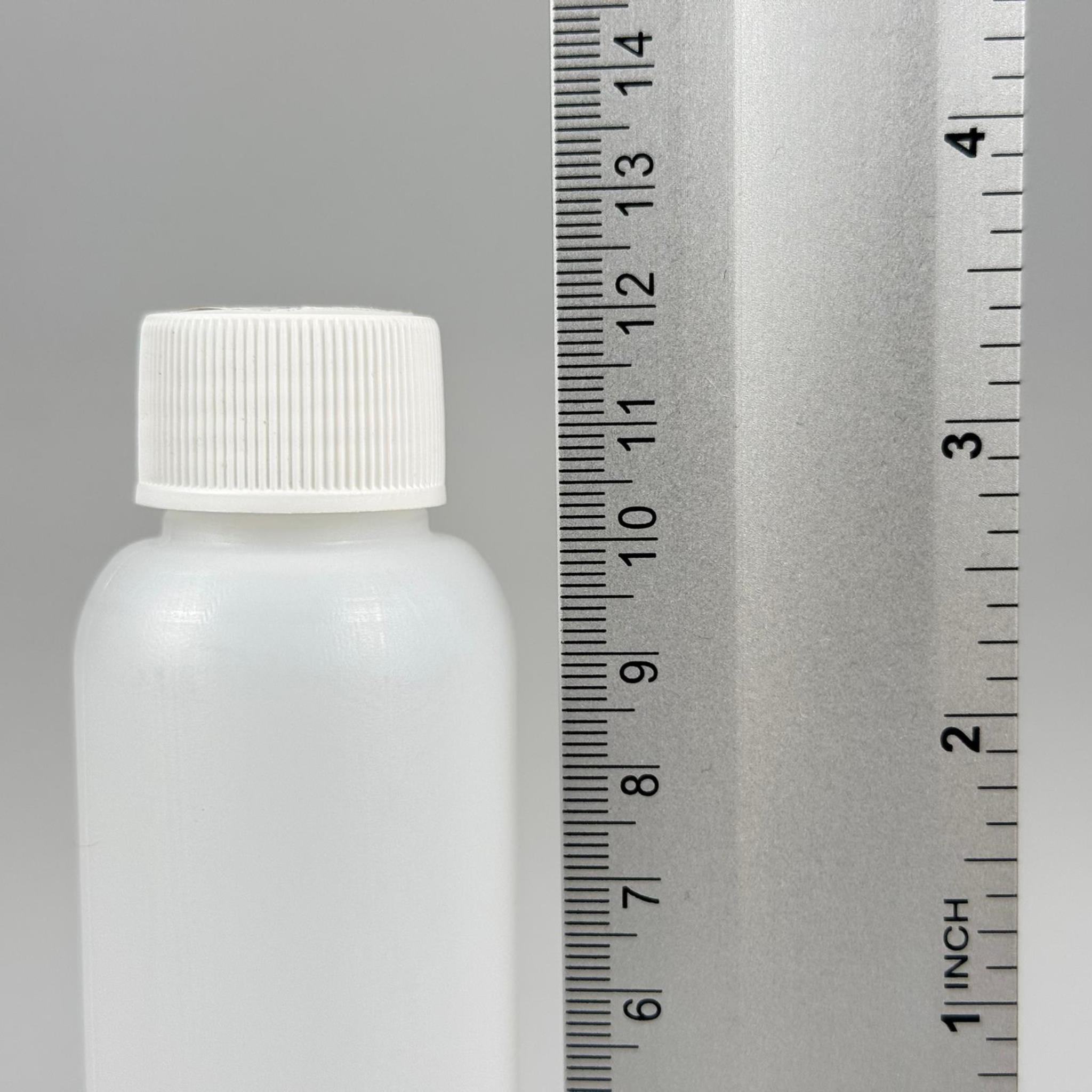 100 CC NATÜREL SERT POLİETİLEN ŞİŞE + BEYAZ PLASTİK KAPAKLI ( 24 MM ) + PLASTİK TIPALI - 100 ML SERT POLİETİLEN ASETON ŞİŞESİ