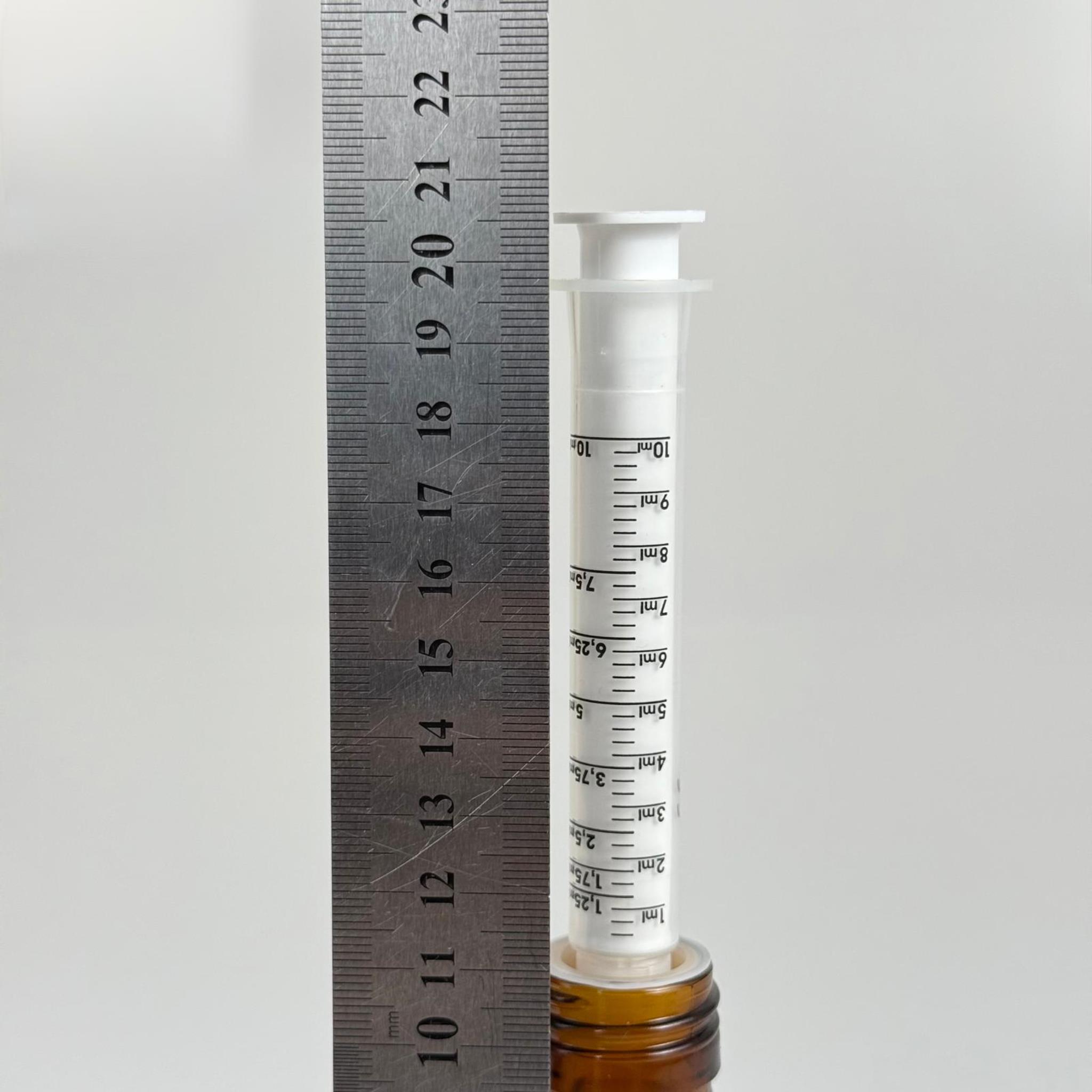 100 ML CAM ECZA ŞİŞESİ + 10 ML DOZAJ PİPETİ + DOZAJ TIPASI + CONTALI PLASTİK KAPAK TAKIM