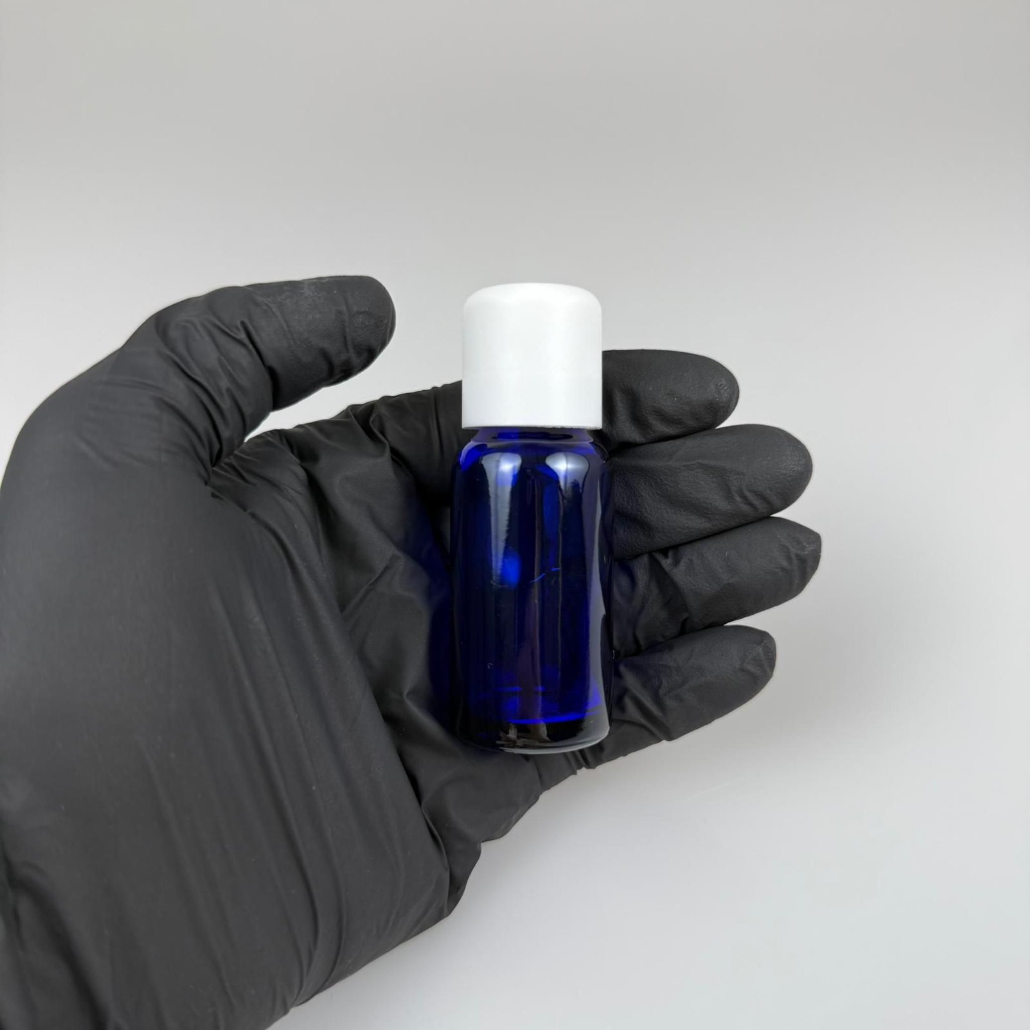20 CC MAVİ CAM ŞİŞE + İÇTEN DAMLALIKLI ÇOCUK KİLİTLİ BEYAZ KAPAK - MAVİ 20 ML KİLİT KAPAKLI DAMLATMALI ŞİŞE
