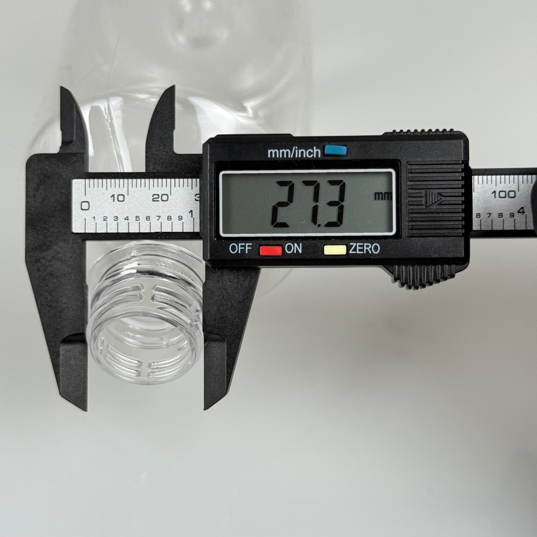 500 CC KÜT BOYUNLU ŞEFFAF PET ŞİŞE - KAPAKSIZ (28 AĞIZ) - 500 ML KALIN PET ŞİŞE