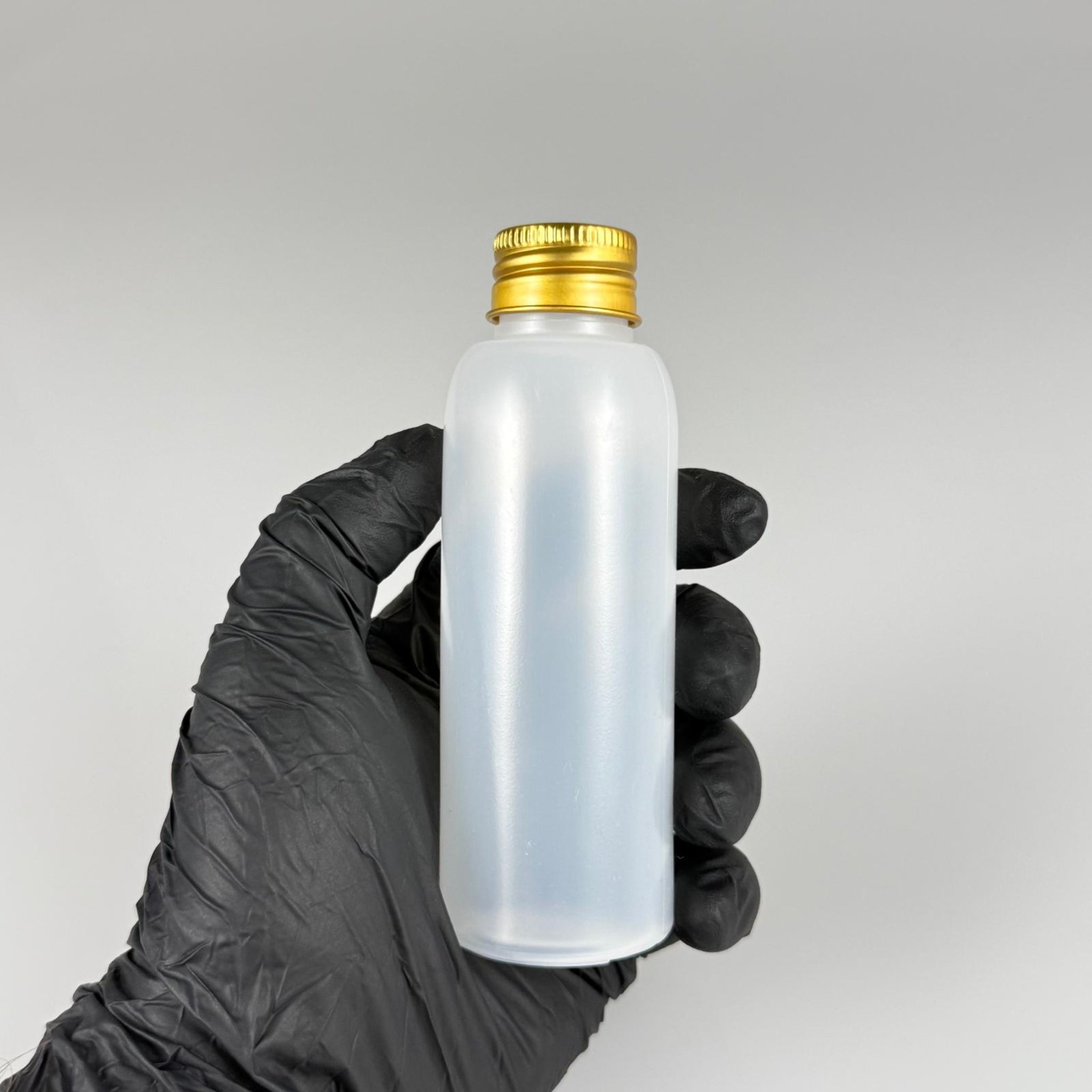 100 ML SIKILABİLİR YUMUŞAK PE POLİETİLEN PLASTİK ASETON ŞİŞESİ ( 24 AĞIZ ) + KÖPÜK CONTALI GOLD METAL ALÜMİNYUM KAPAKLI TAKIM - 100 cc sos, yağ, kartuş, mürekkep vb için boş şişeler